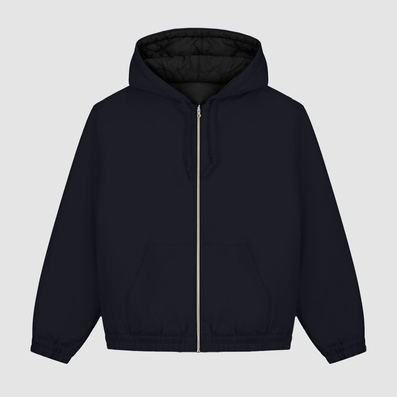 Veste à capuche réversible - Marine