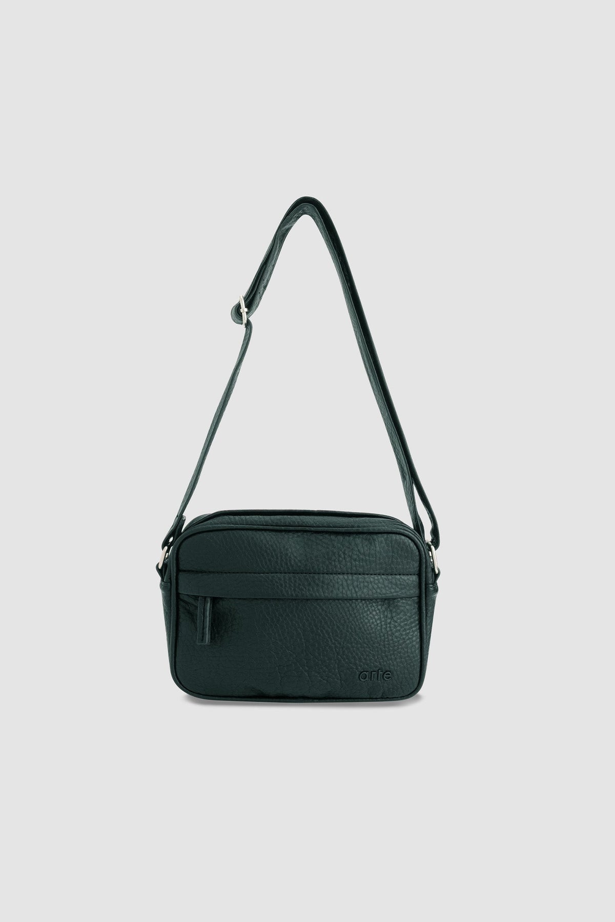 Sac en cuir texturé - Vert