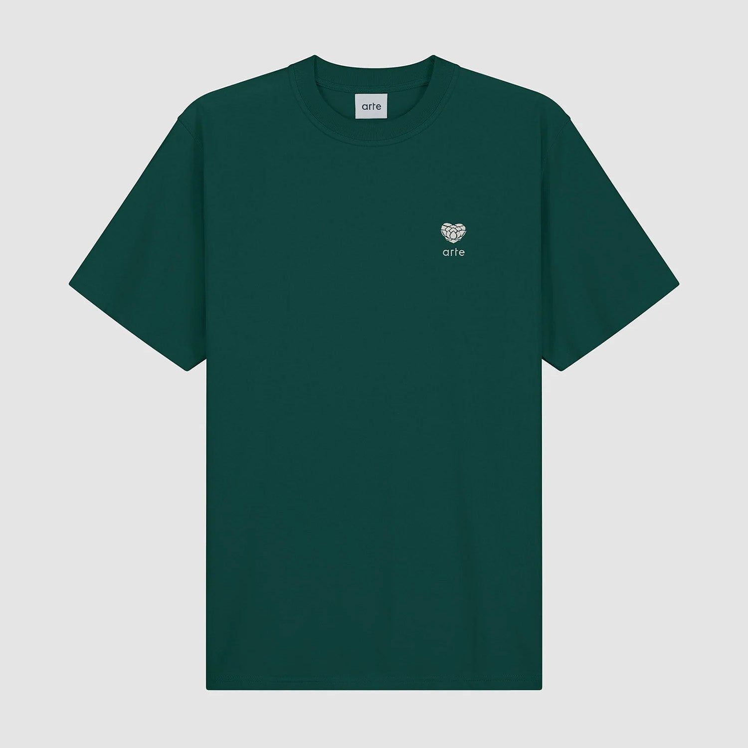 T-shirt avec logo en forme de cœur - Vert