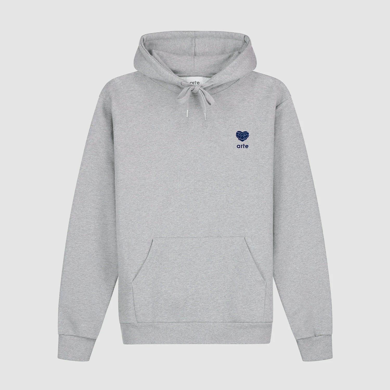 Sweat à capuche "Heart Flower" - Gris
