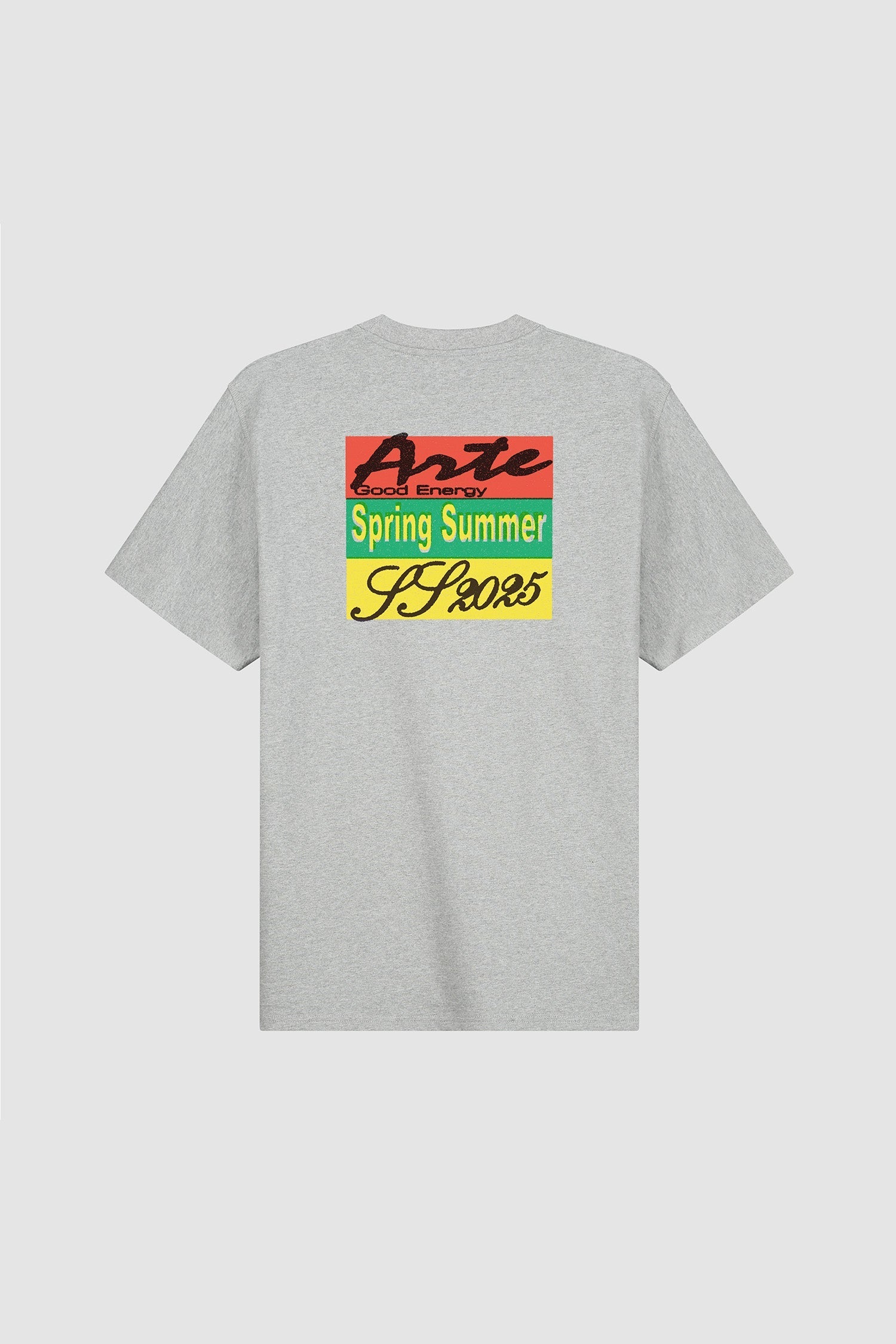 T-shirt à imprimé multicolore - Gris