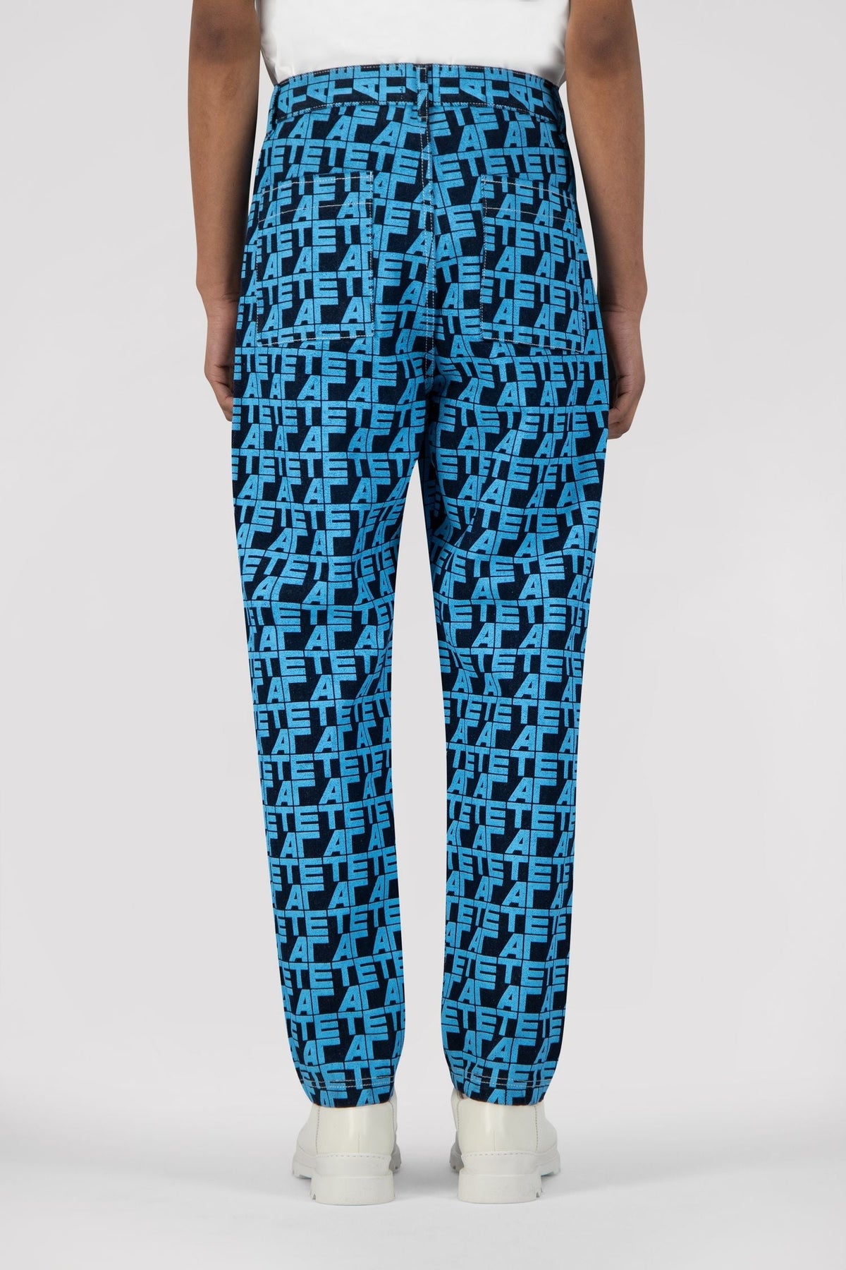 Pantalon en jean allover - Denim imprimé
