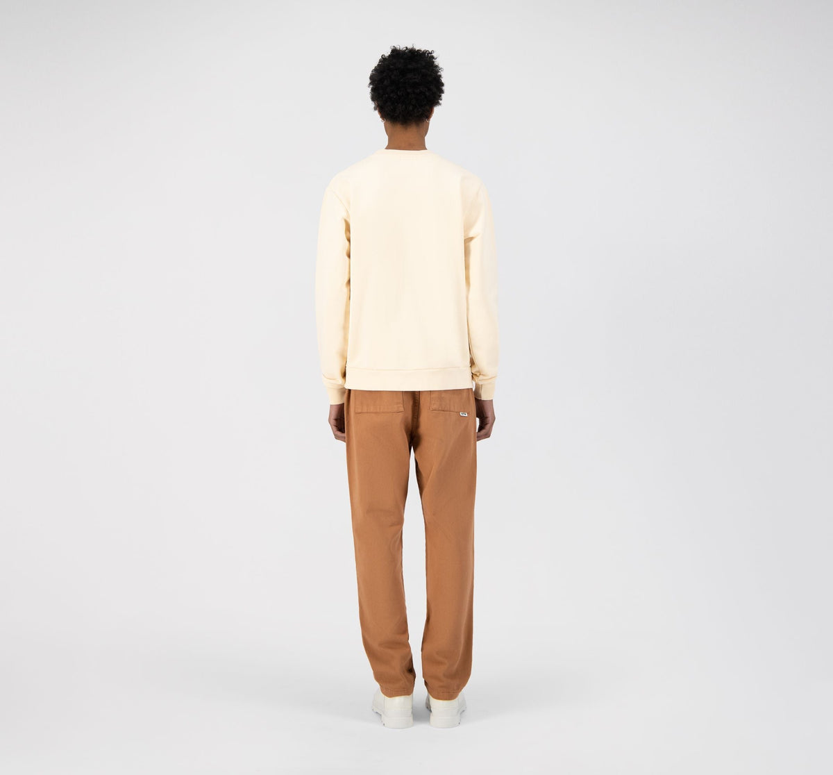 Castel Logo Orna Crewneck - Creme