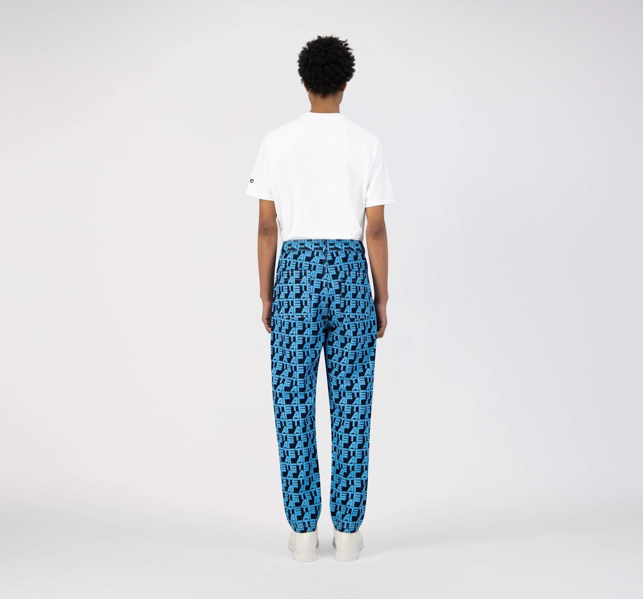 Pantalon en jean allover - Denim imprimé
