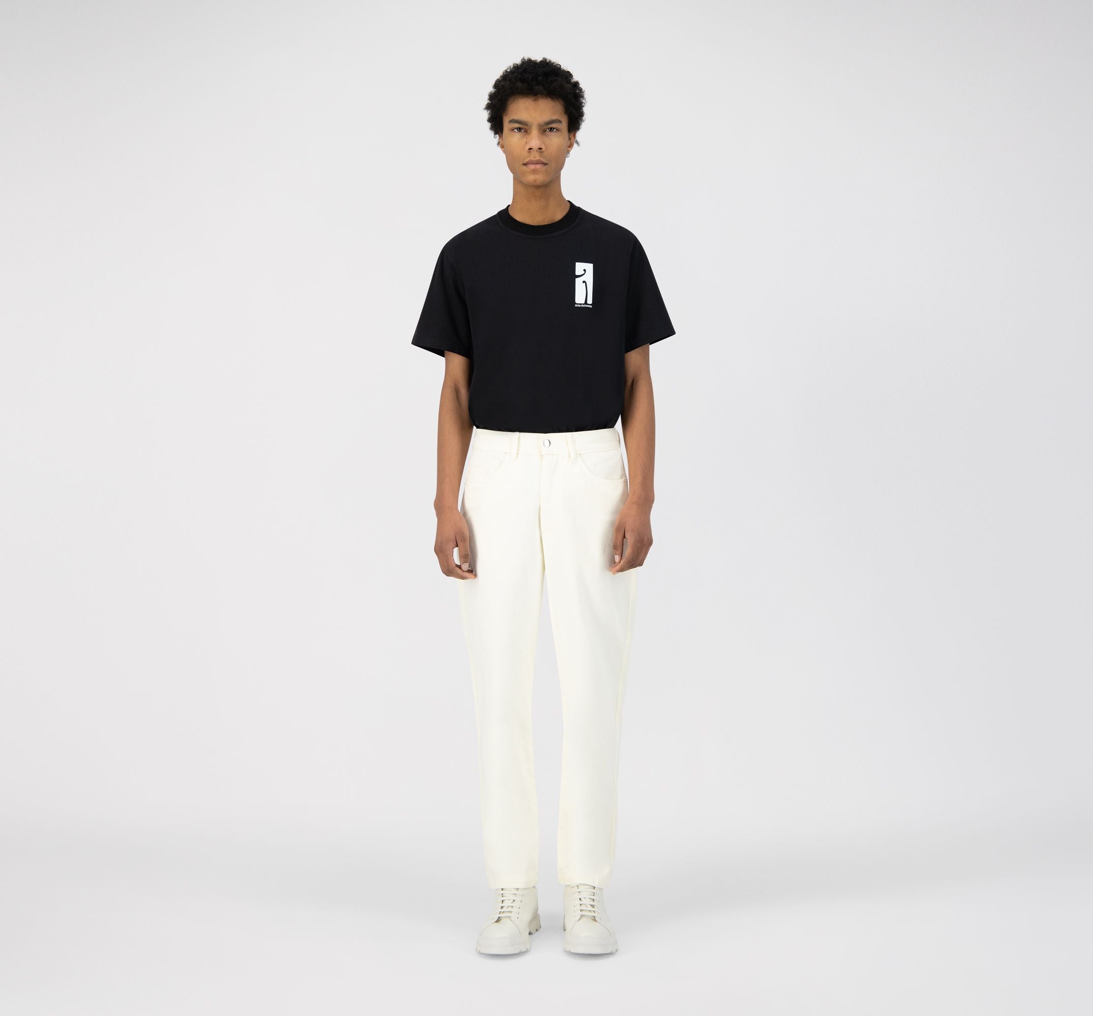 Pantalon Polke Heart - Creme