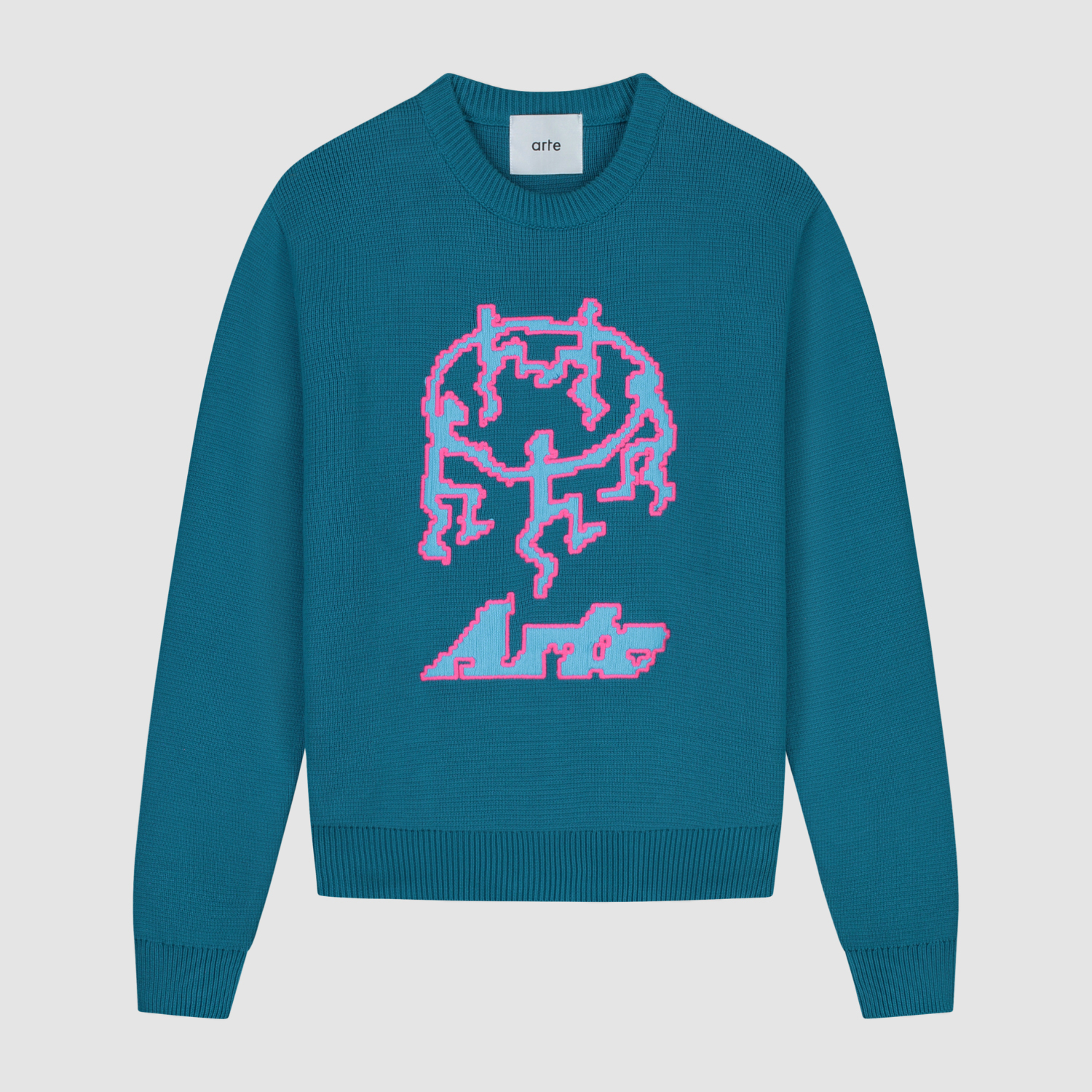 Pull Kobe Pixel Dancers - Bleu pétrole
