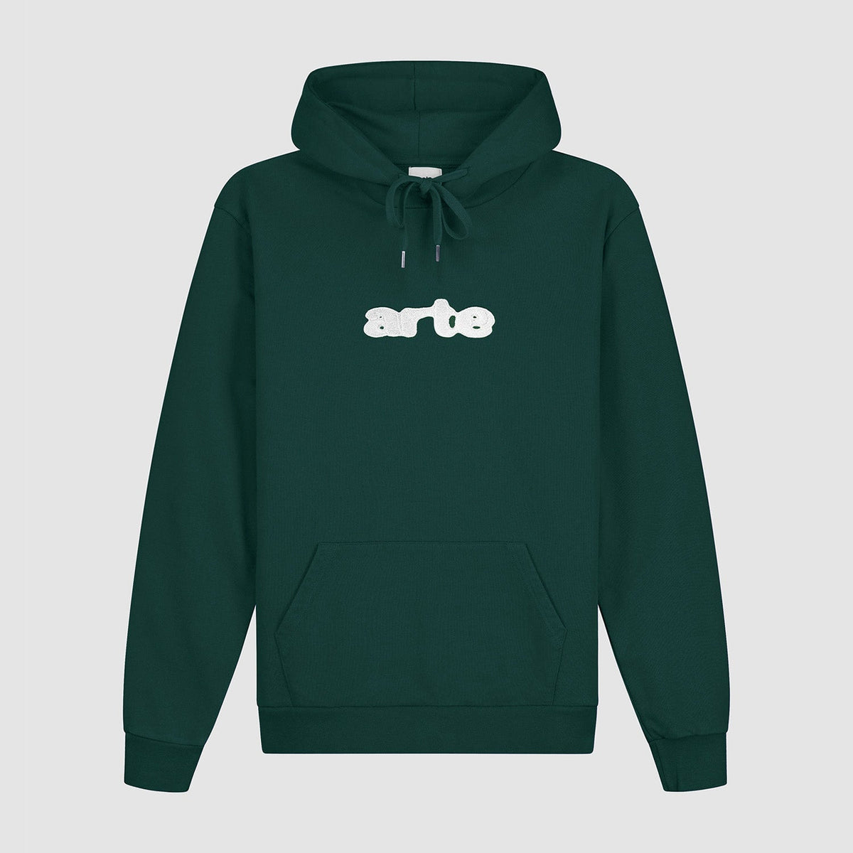 Sweat à capuche avec logo brodé - Vert