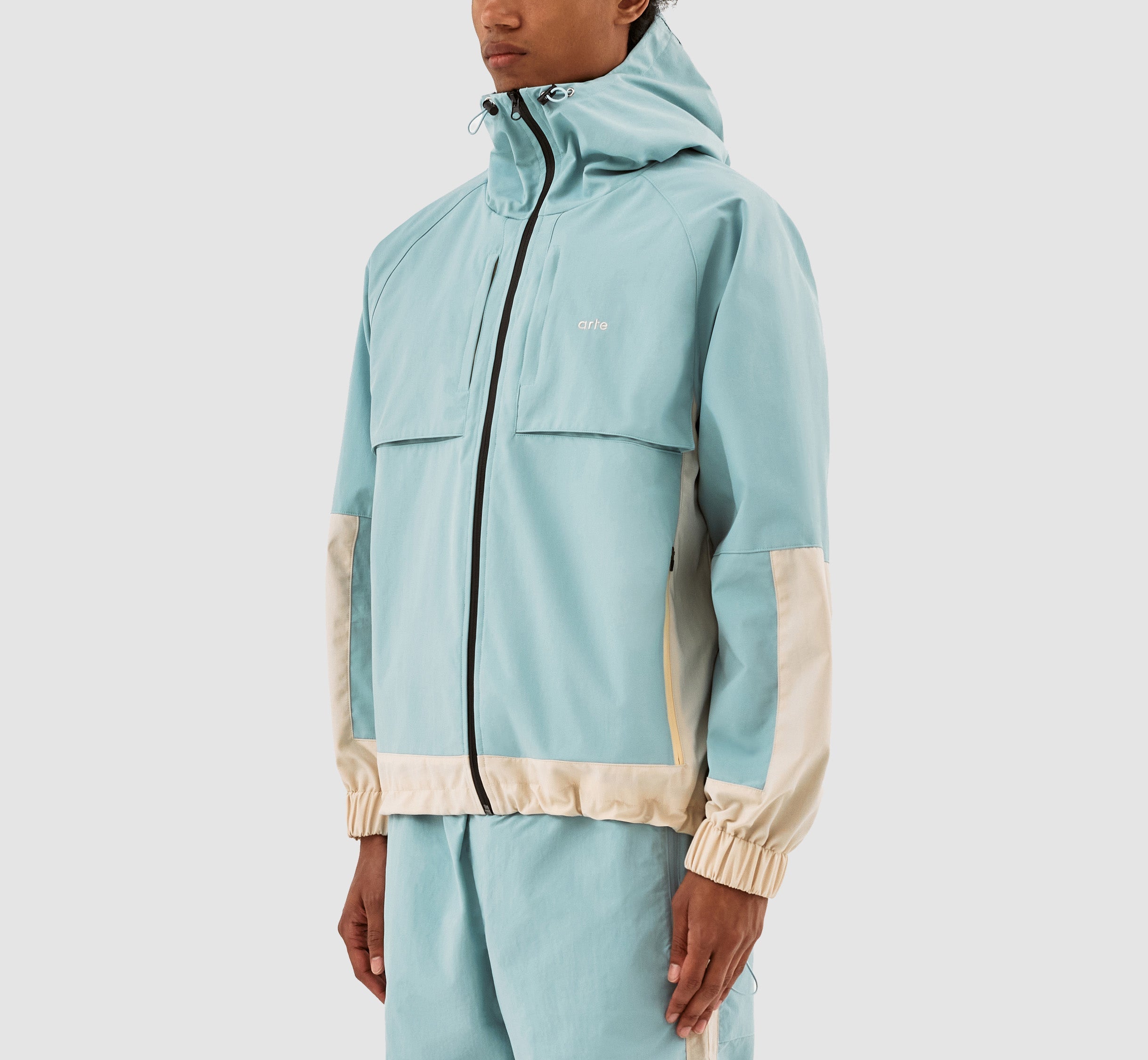 Veste Jeremy - Bleu clair/crème