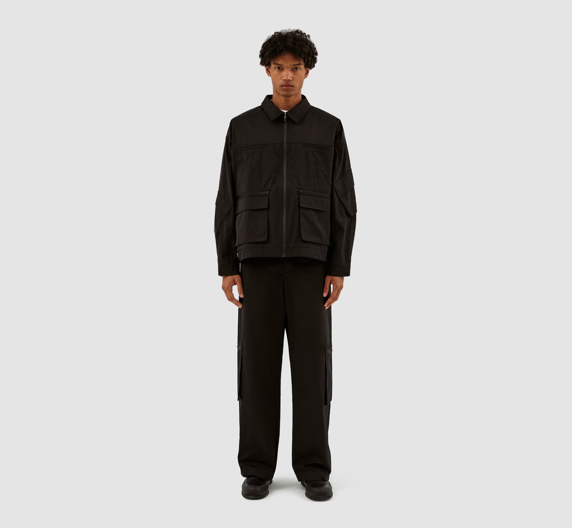 Veste Jack à double poche - Noir