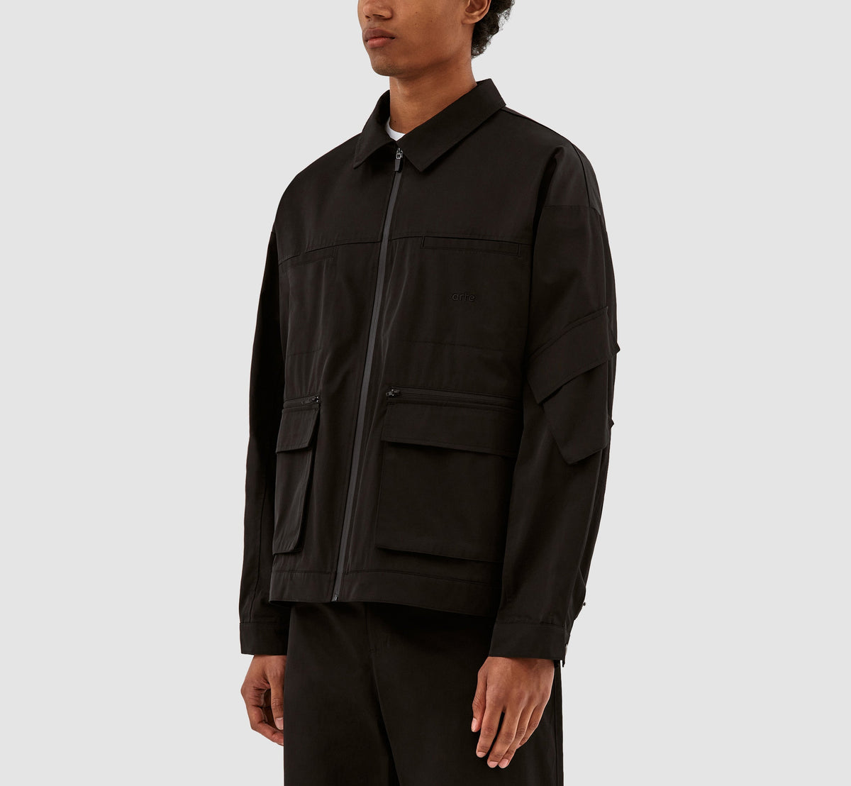 Veste Jack à double poche - Noir