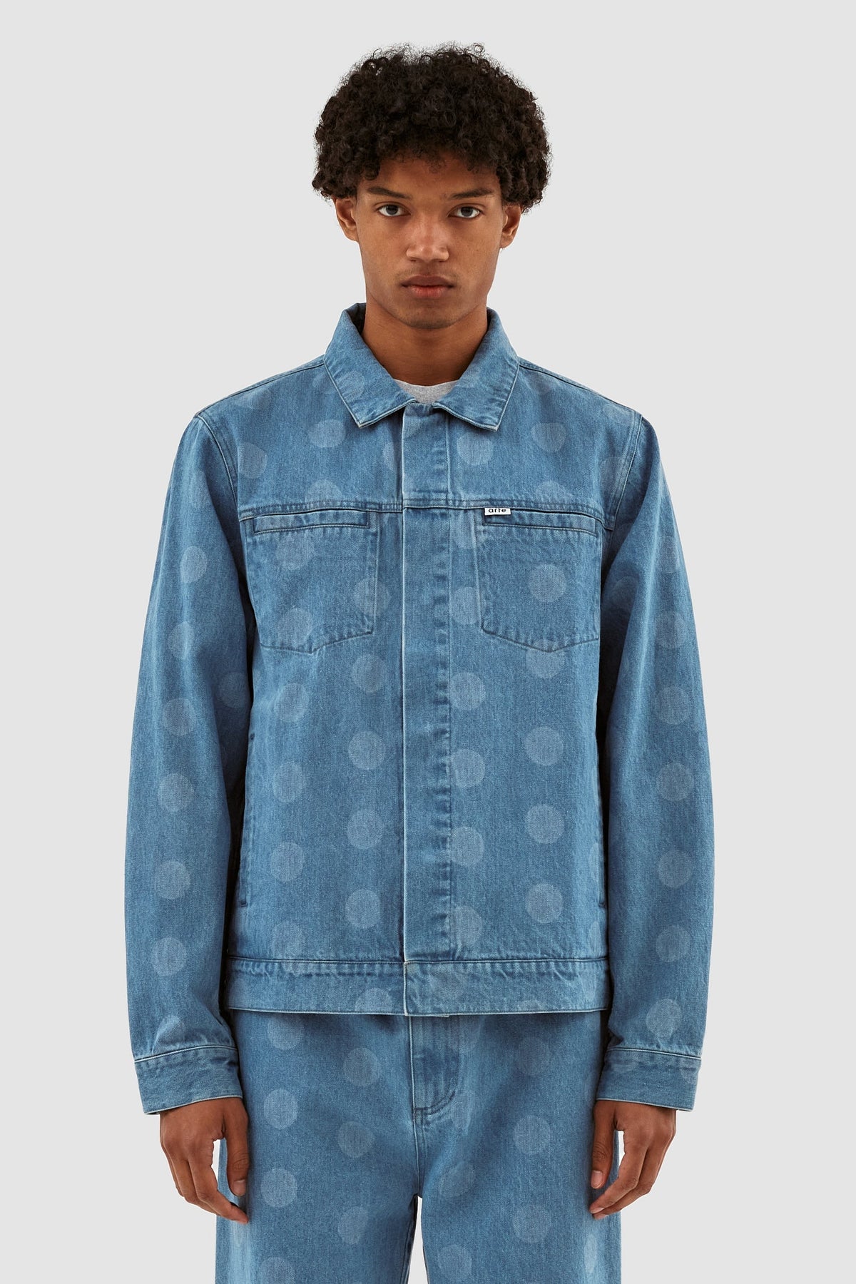 Veste Jackson Dots Fade - Bleach Denim