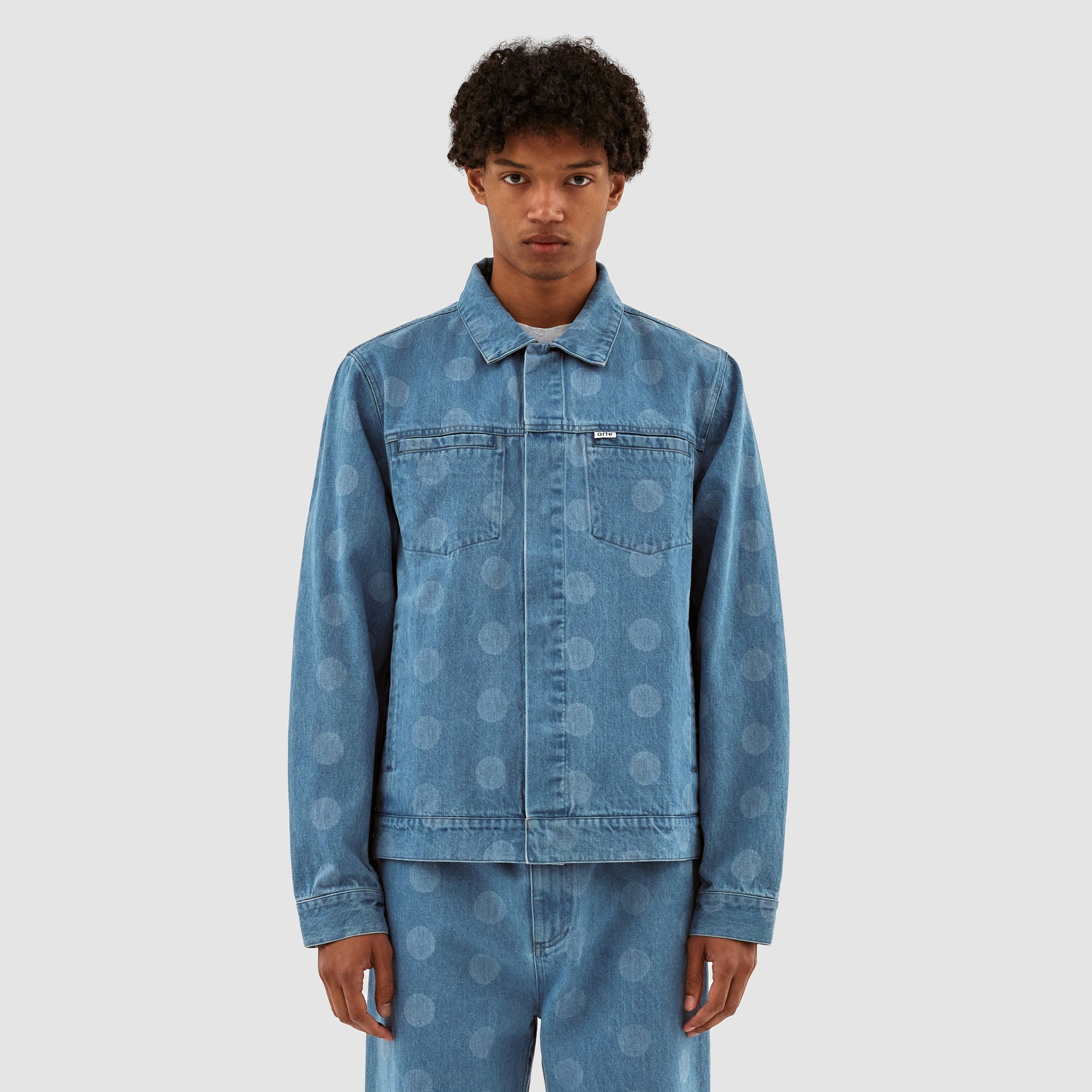 Veste Jackson Dots Fade - Bleach Denim