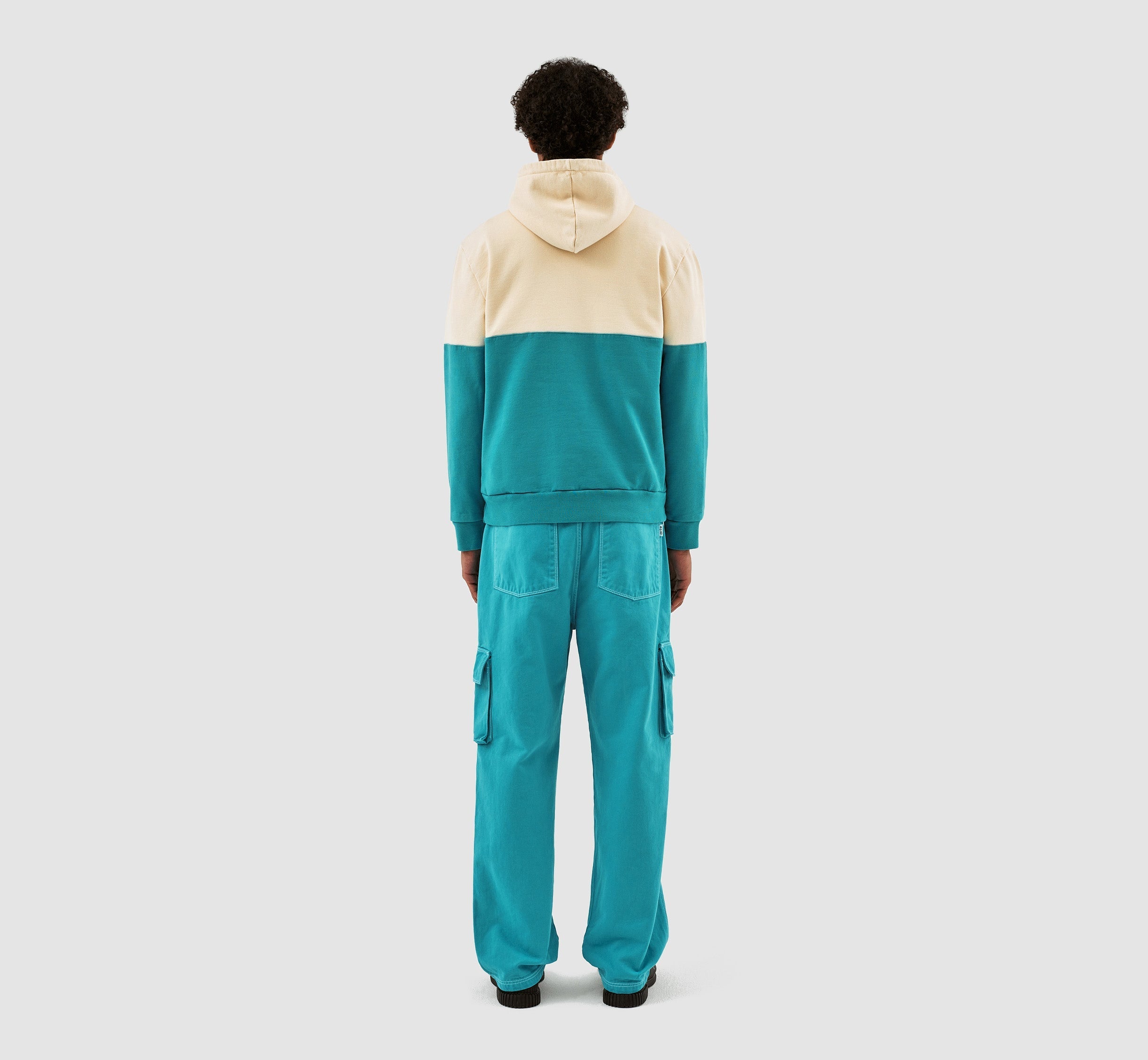 Henny Multi Hoodie - Crème/Bleu de lac