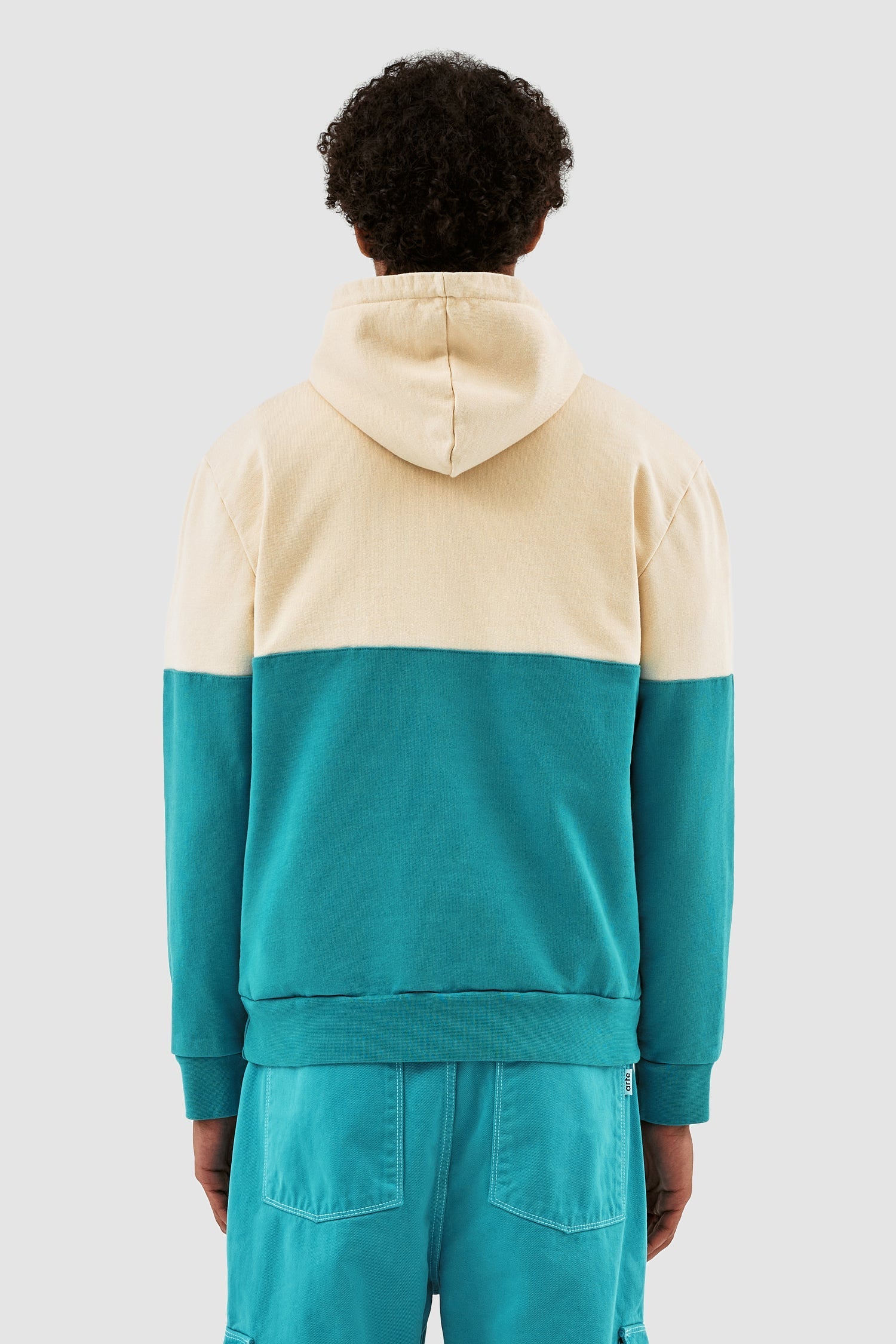 Henny Multi Hoodie - Crème/Bleu de lac