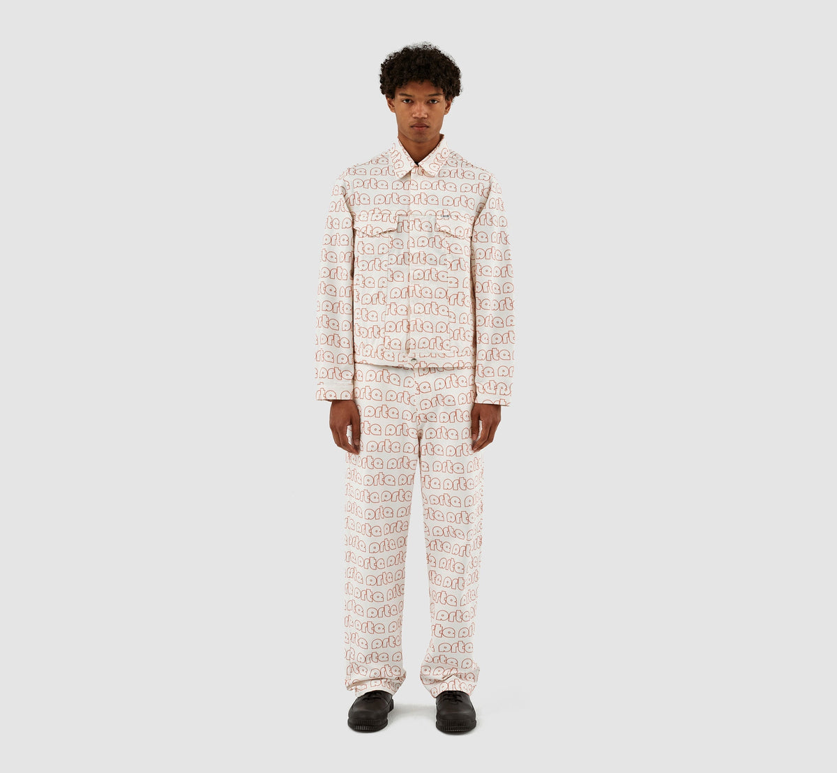Veste Jackson avec logo Allover - Rouge/Blanc