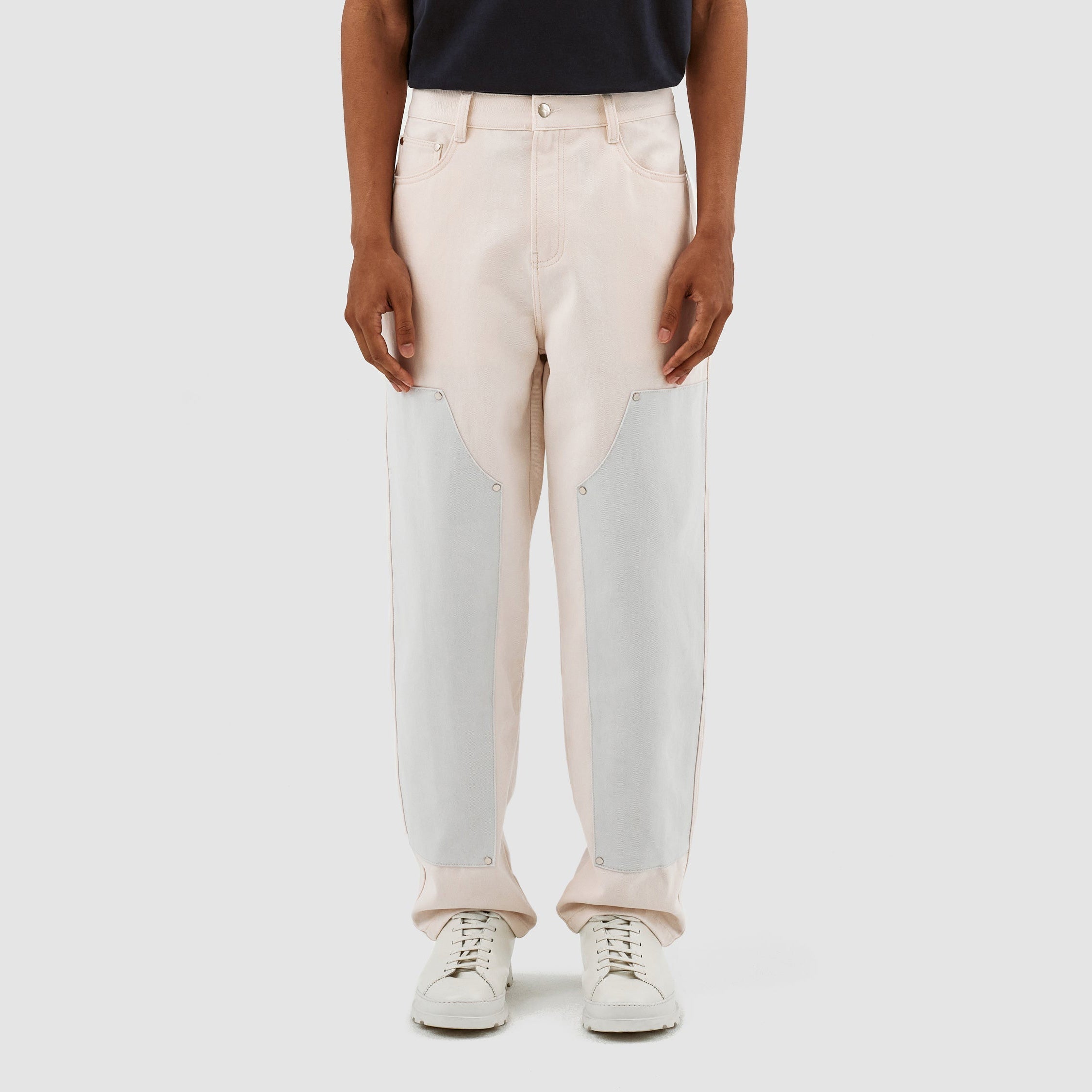Pantalon à carreaux Jones - Crème/Nimbus Cloud