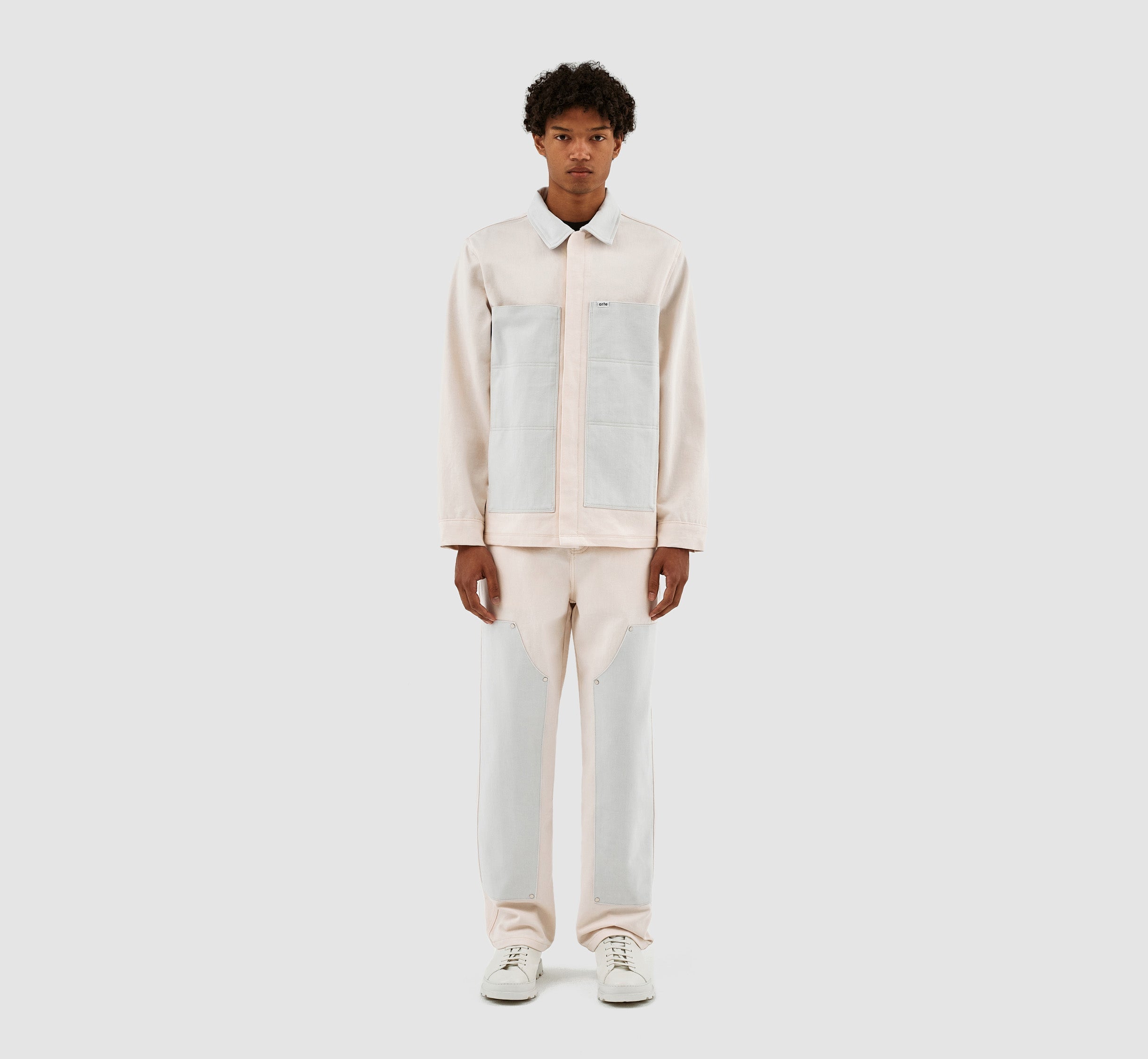 Veste Jones Colorblock - Crème/Nimbus Cloud