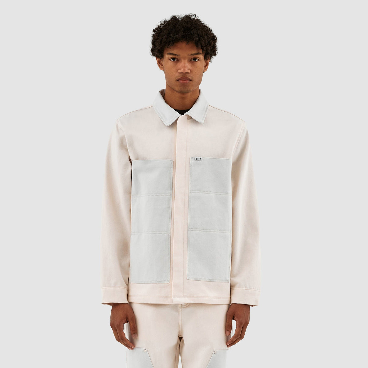 Veste Jones Colorblock - Crème/Nimbus Cloud