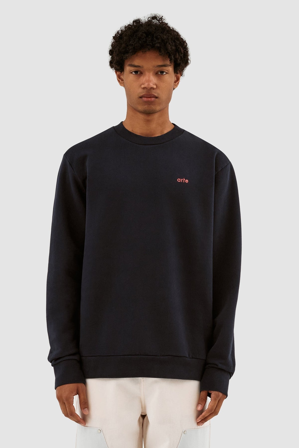 Conrad Back Print Crewneck - Marine