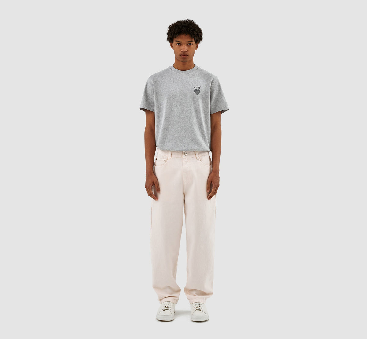 Pantalon Paul Pocket Logo - Crème