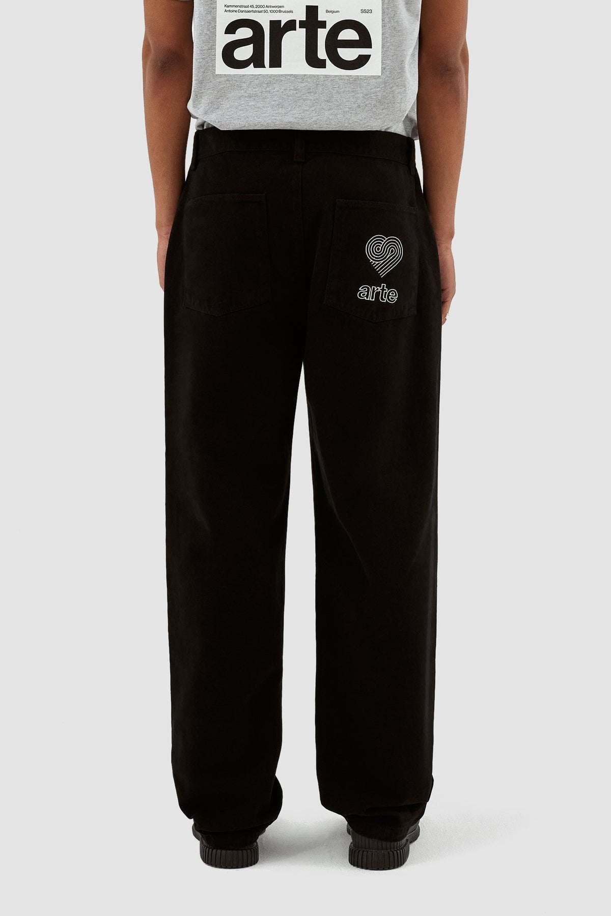Pantalon Paul Pocket Logo - Noir