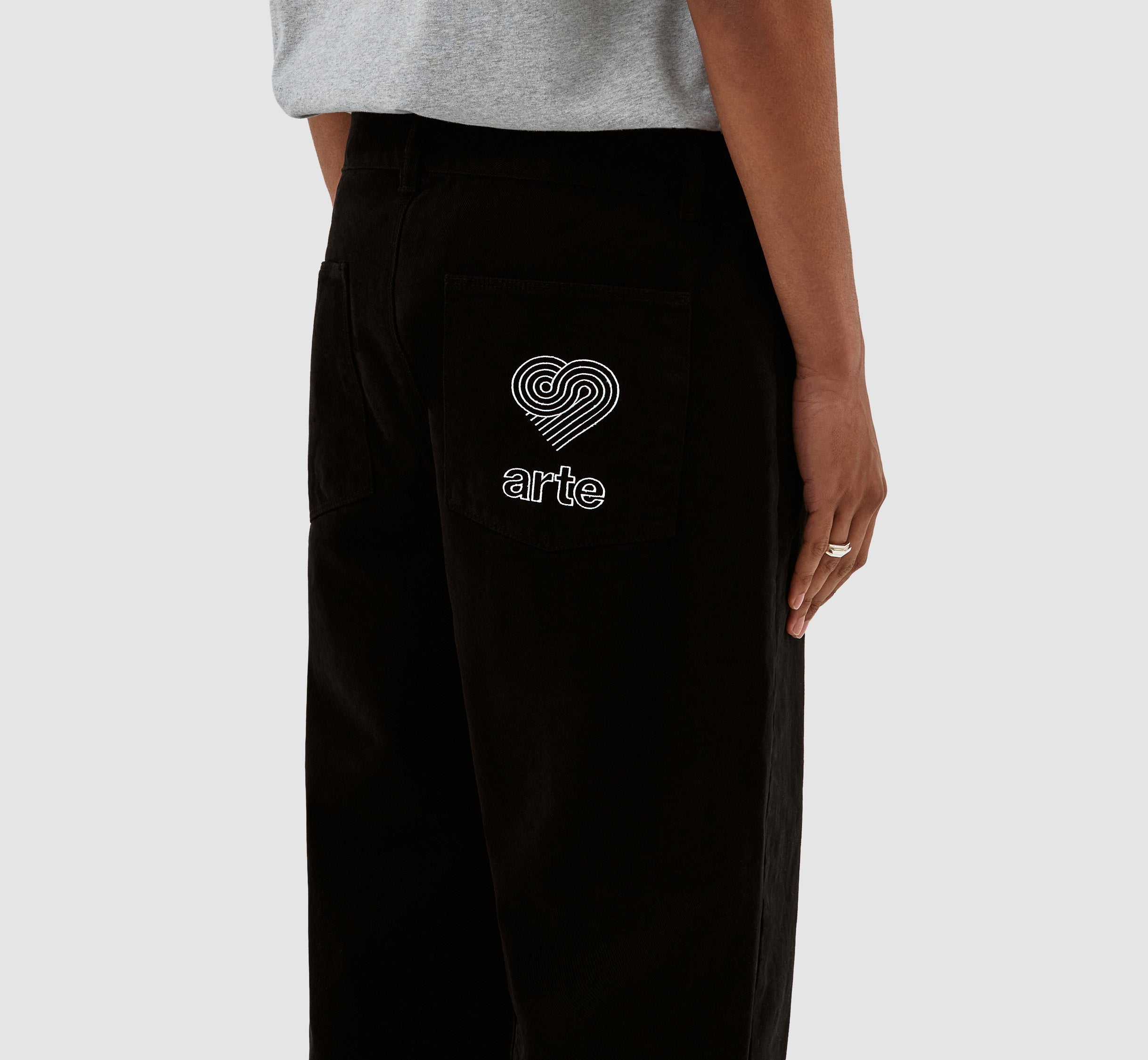 Pantalon Paul Pocket Logo - Noir