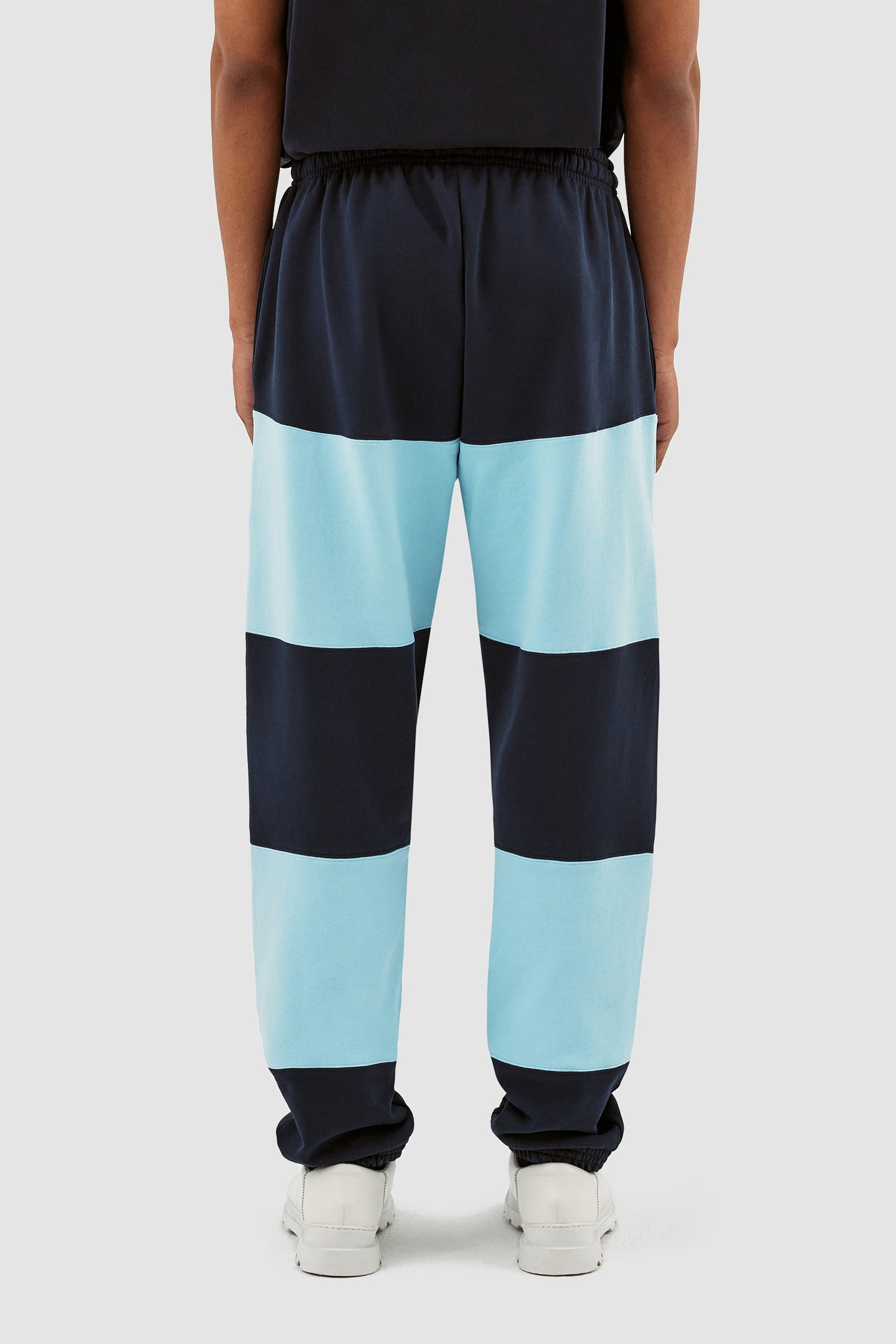 Pantalon à rayures Tristian - Marine/Bleu clair