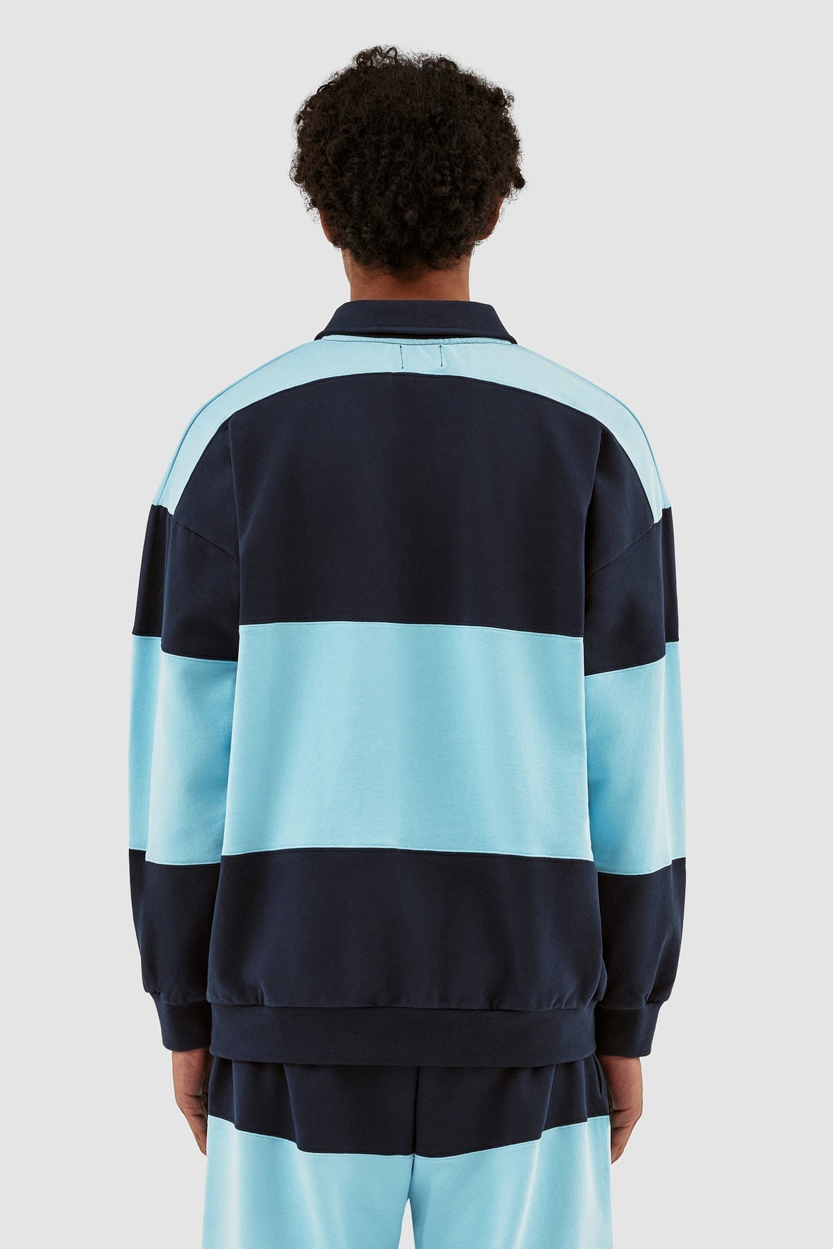Pull Cam Stripes - Navy/Light Blue
