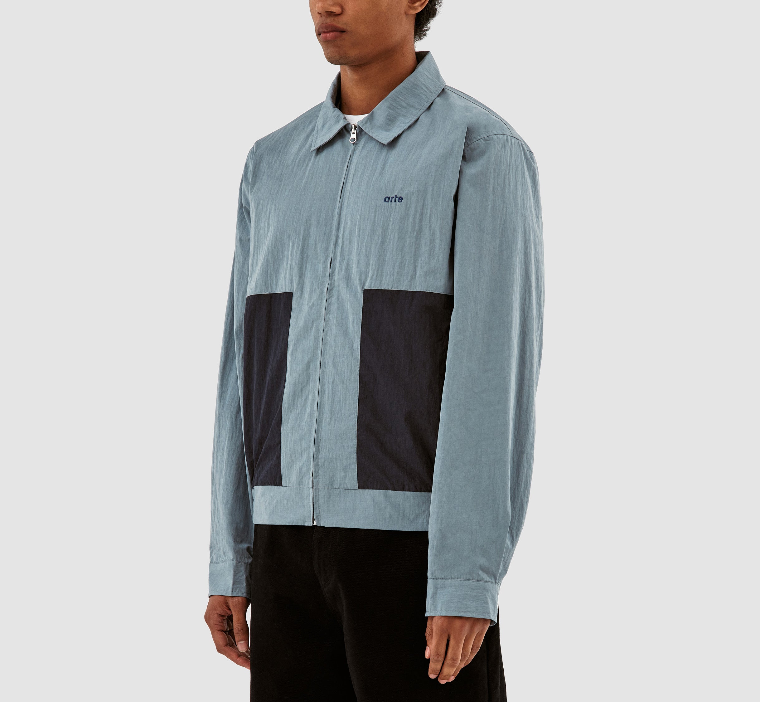 Veste Julian Colorblock - Gris Blush/Marine
