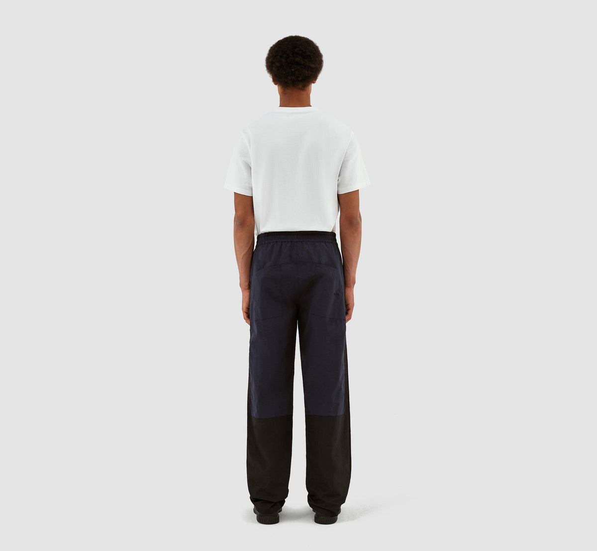 Pantalon Jeremy contrasté - Noir/Marine