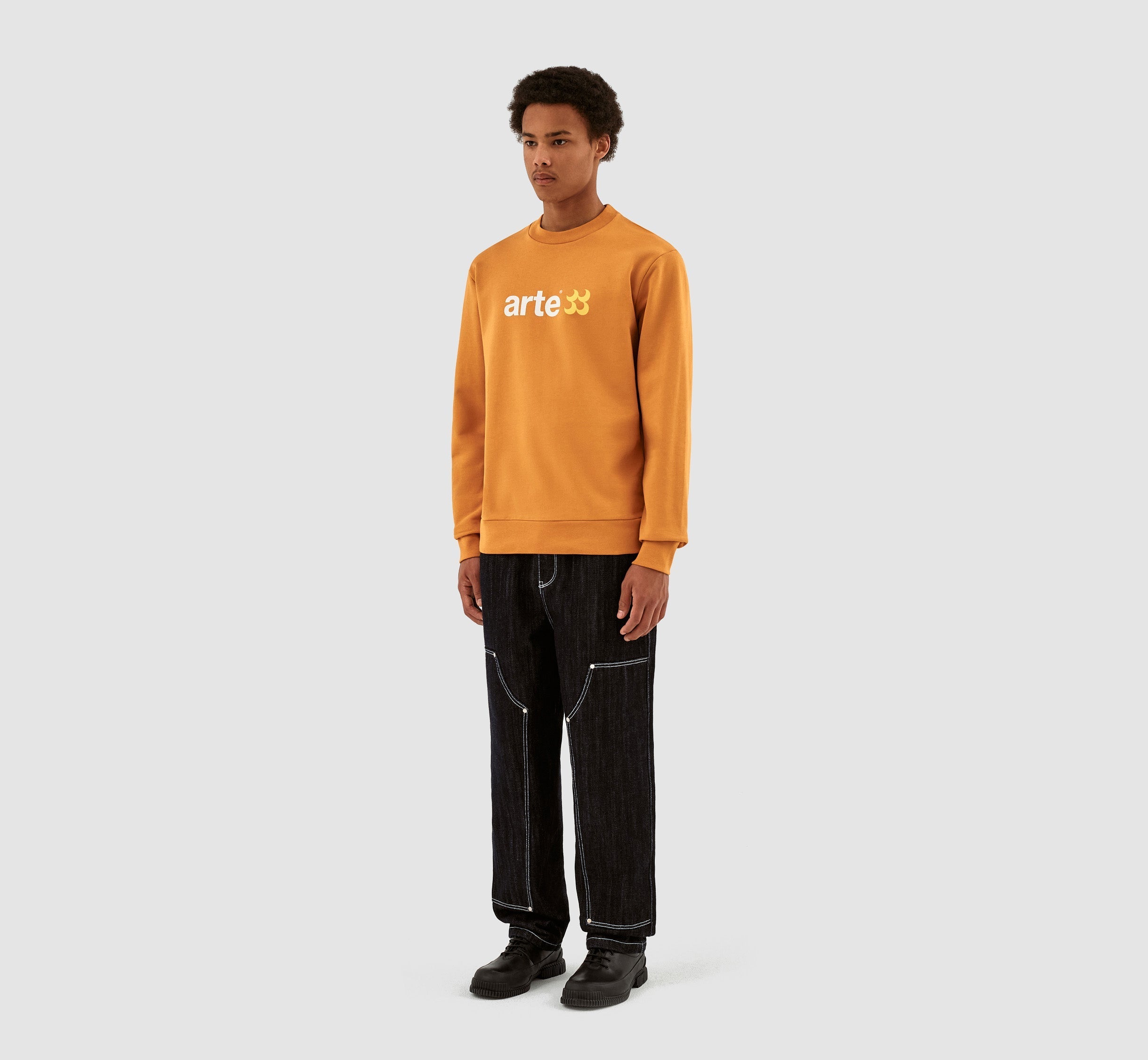 Conrad SS23 Logo Crewneck - Inca Gold