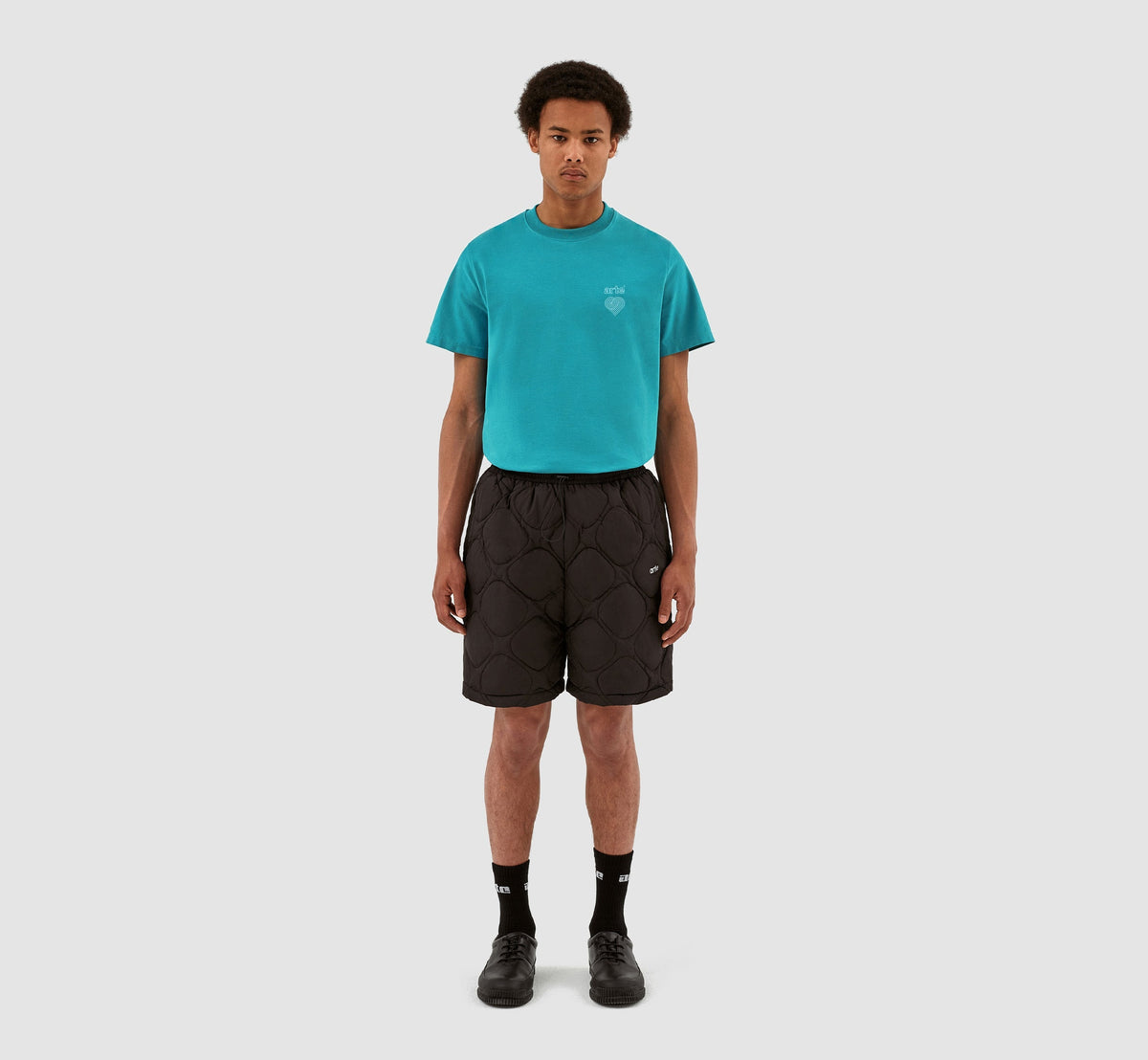 Short matelassé Steiner - Noir
