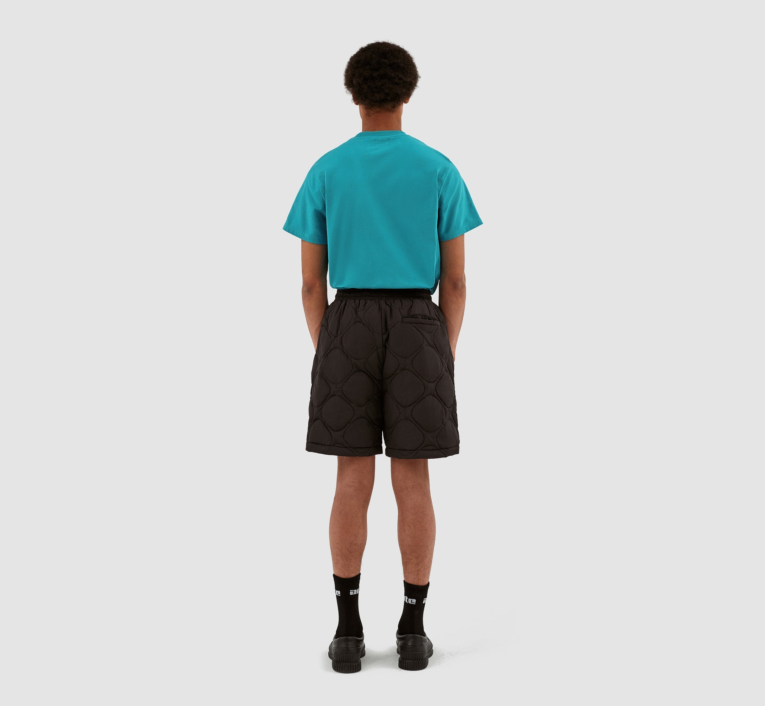 Short matelassé Steiner - Noir