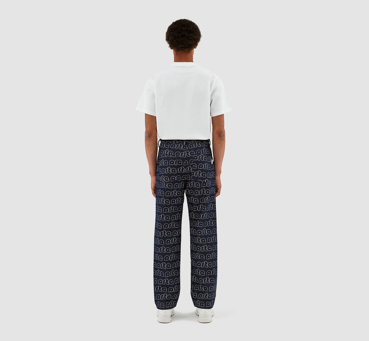 Pantalon Paul Allover Logo - Bleu/Blanc