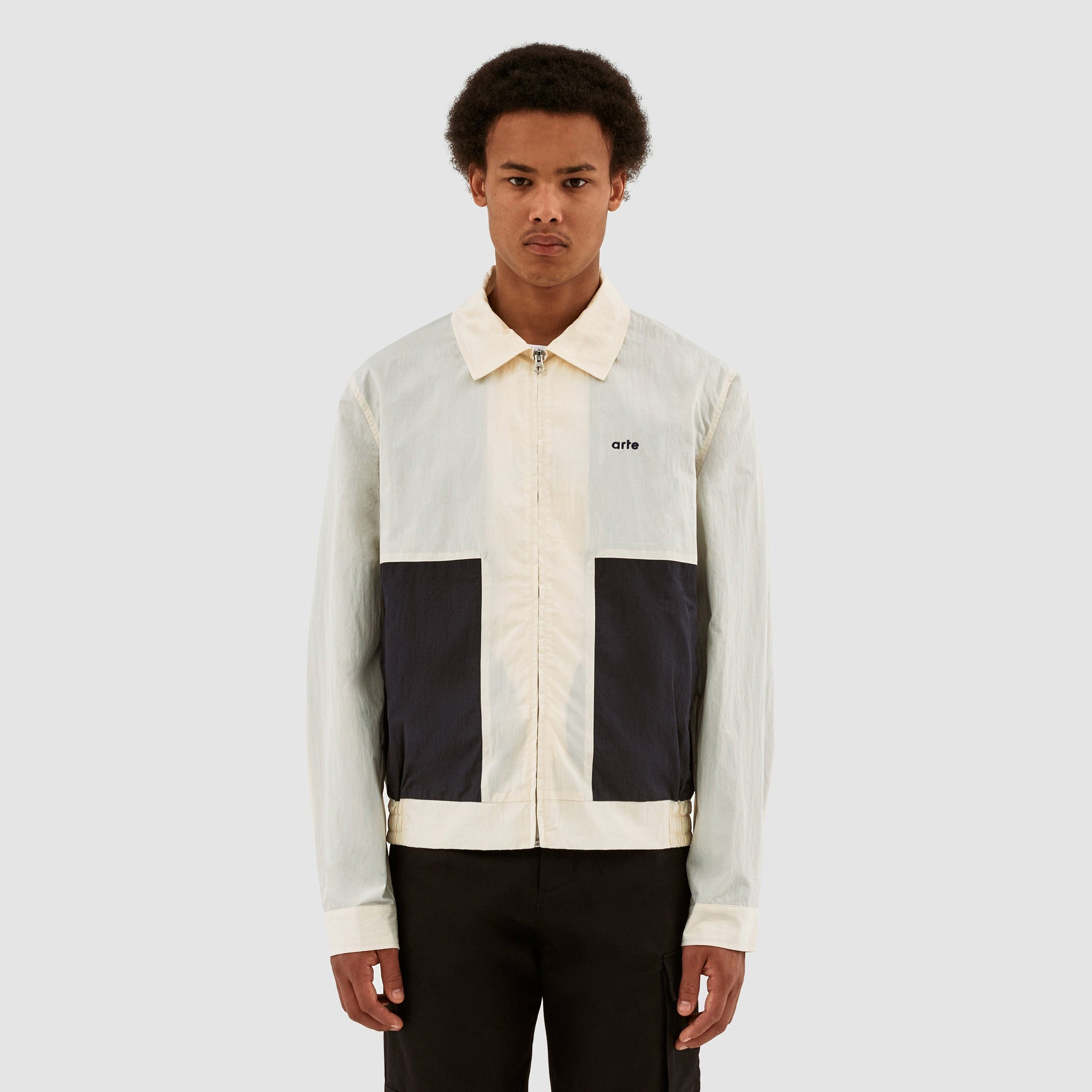 Veste Julian Colorblock - Crème/Marine