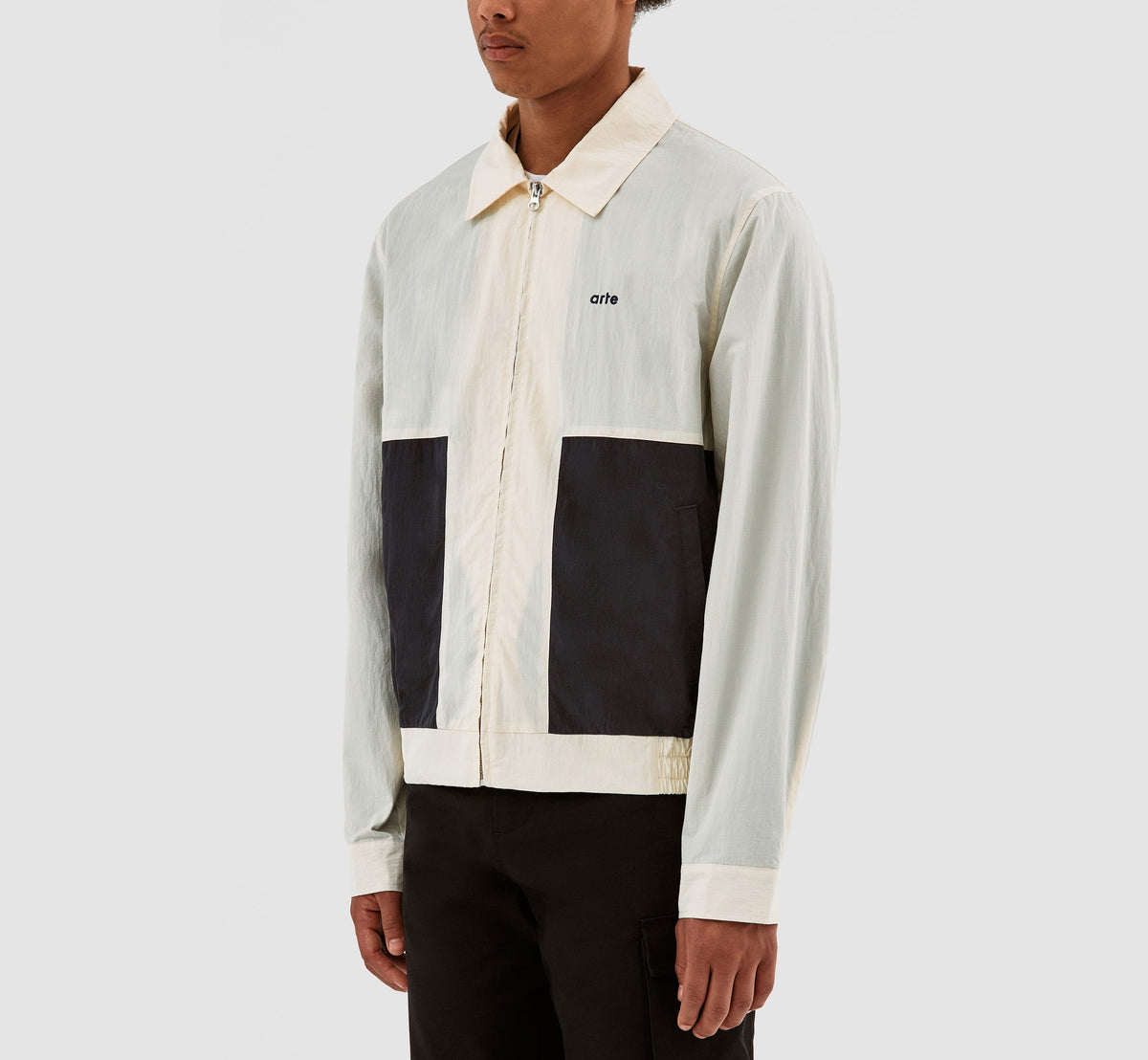 Veste Julian Colorblock - Crème/Marine
