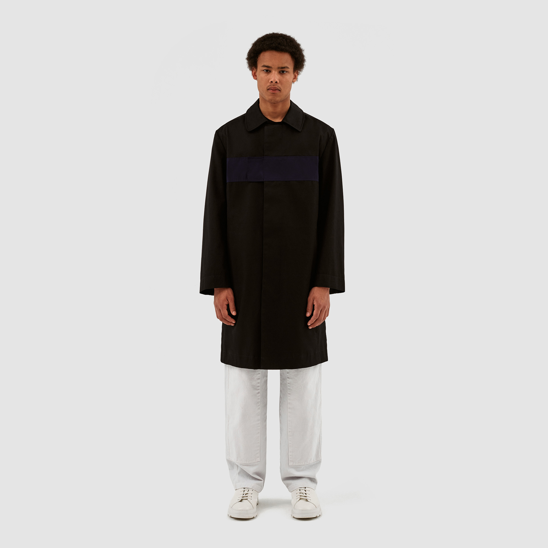 Manteau Joe Strap - Noir/Marine