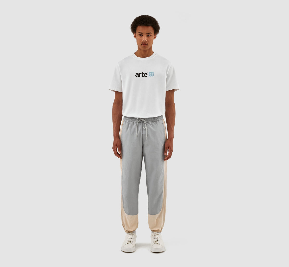 Pantalon Jordan Contrast - Crème/Gris