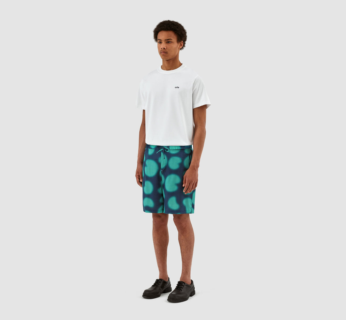 Short imprimé Stolp - Marine/Vert