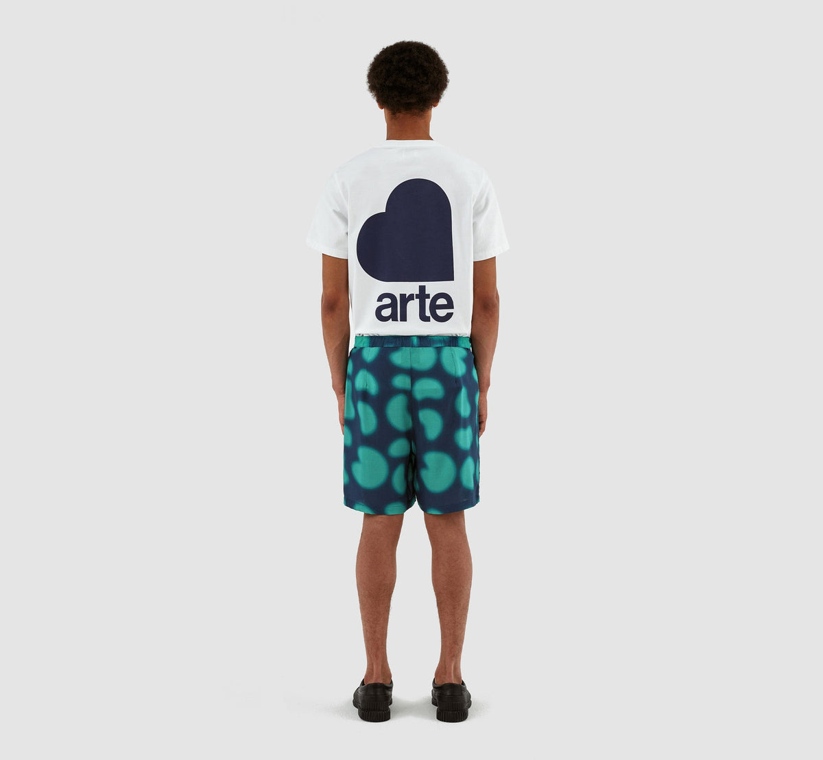 Short imprimé Stolp - Marine/Vert