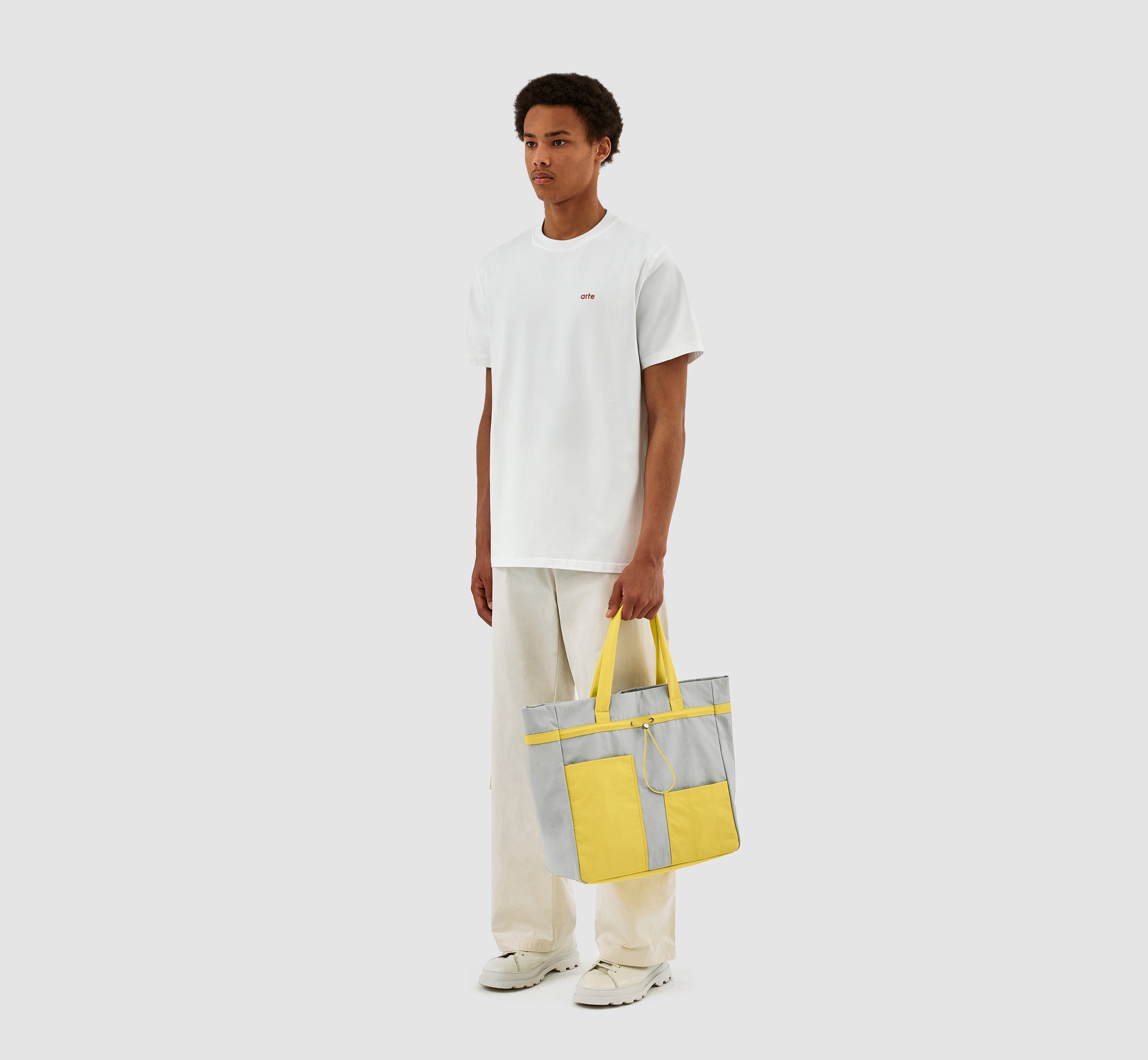 Sac fourre-tout Thompson Colorblock - Jaune/Gris