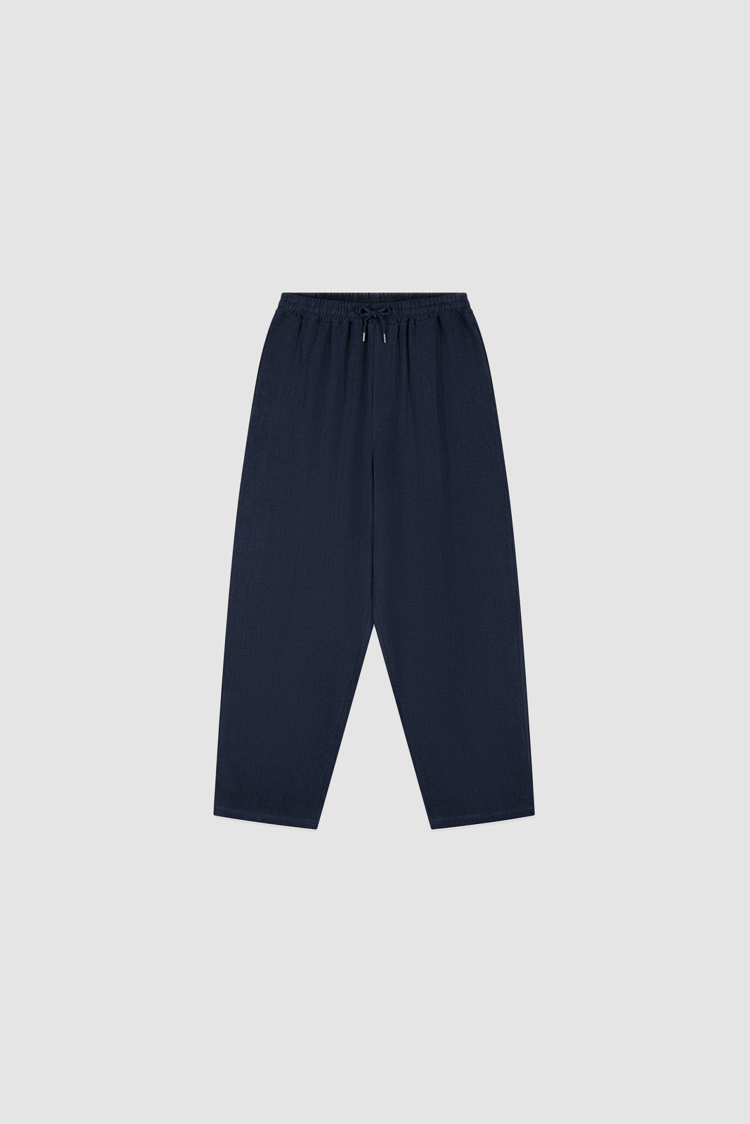 Pantalon en lin - Bleu marine