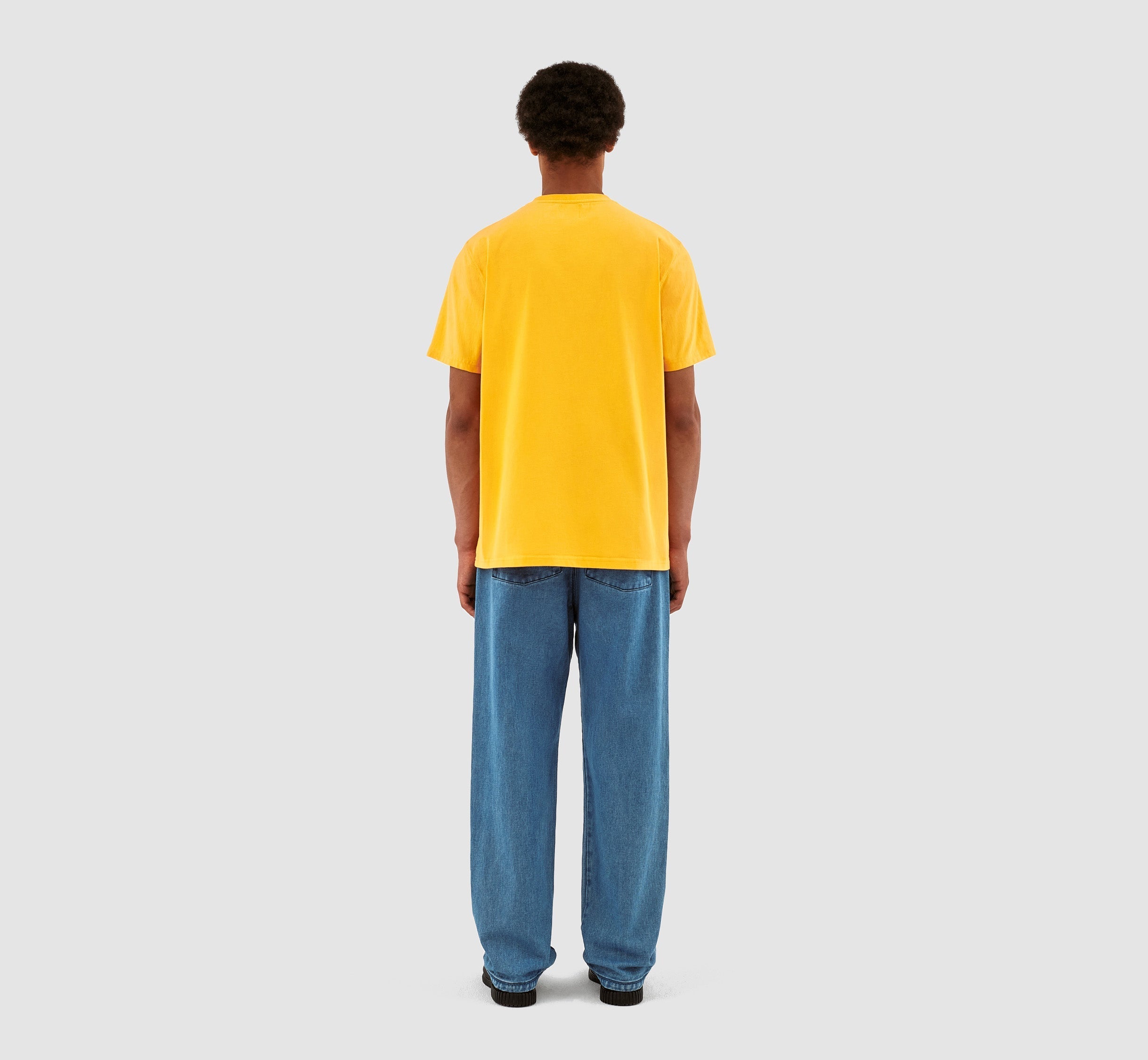 T-shirt avec logo en bloc Turner - Jaune