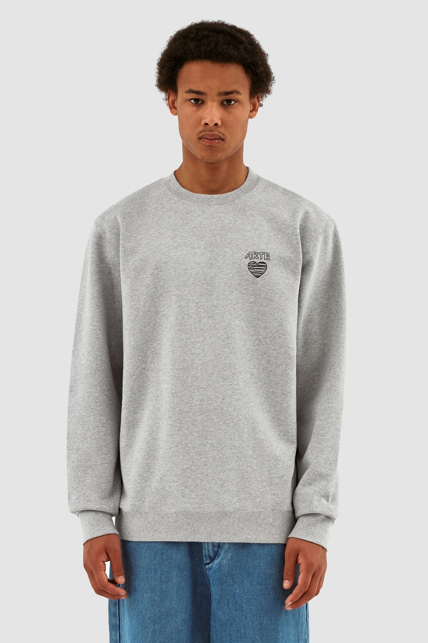 Clarck Scribble Crewneck - Gris