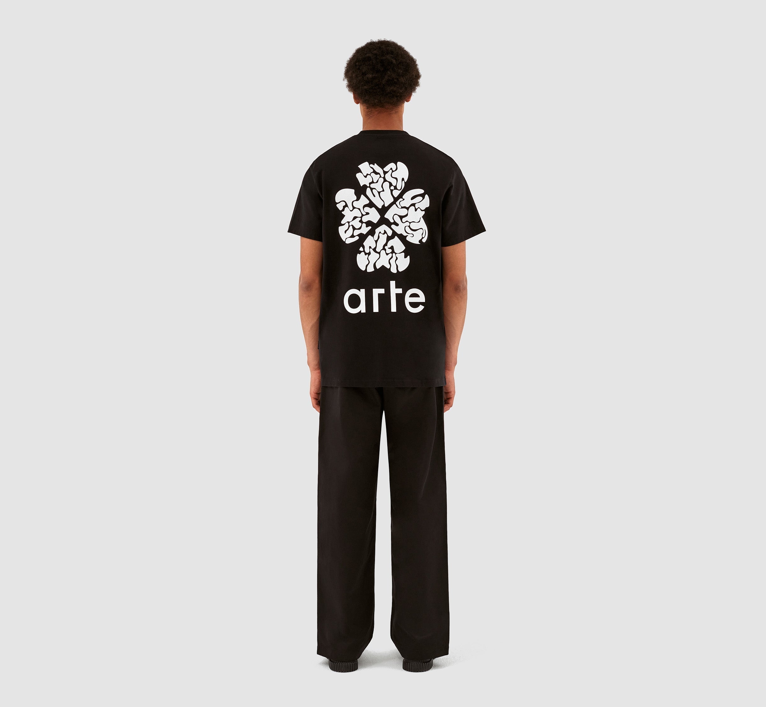 T-shirt Turner Back Destruct - Noir