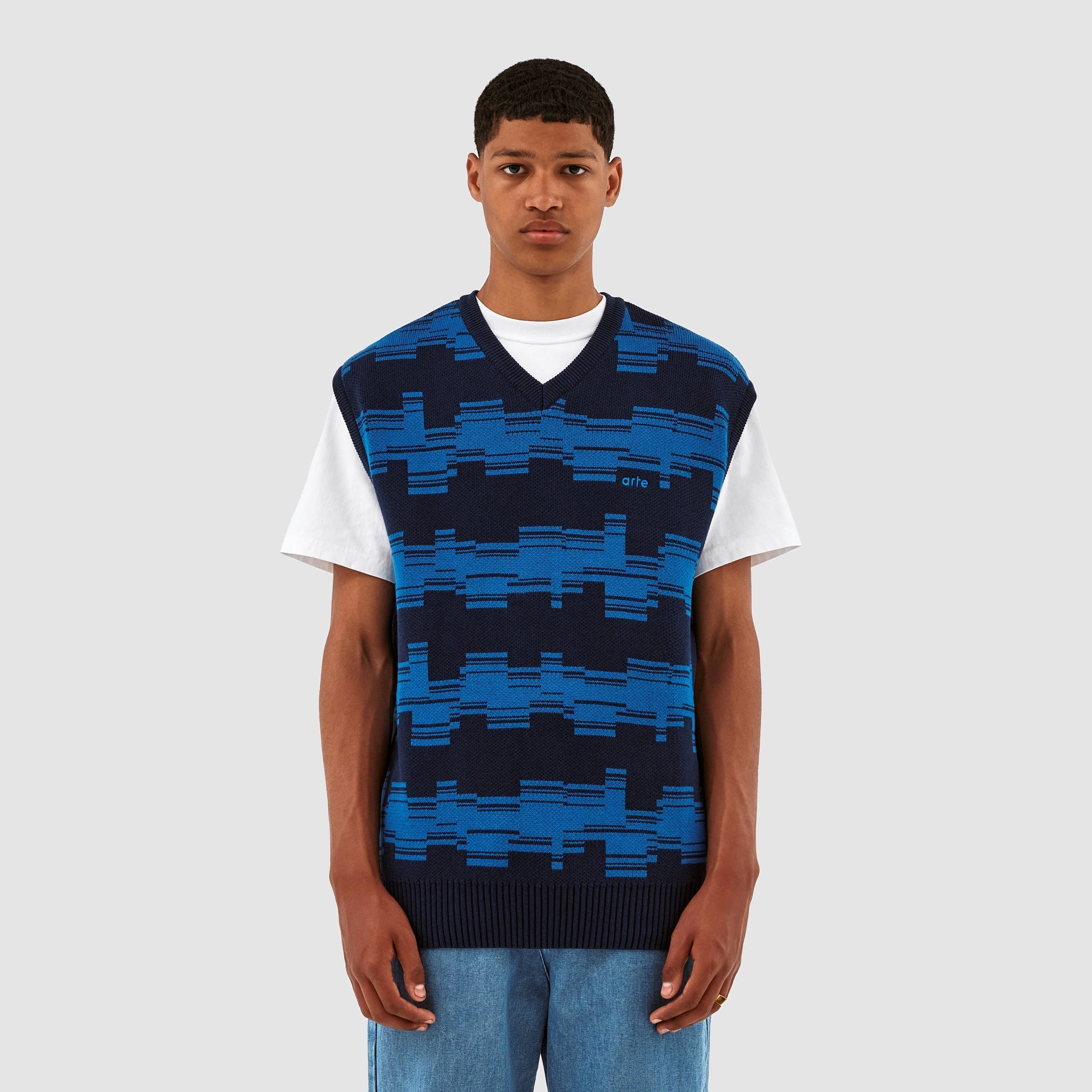 Tricot Karl Tertis - Marine/Bleu