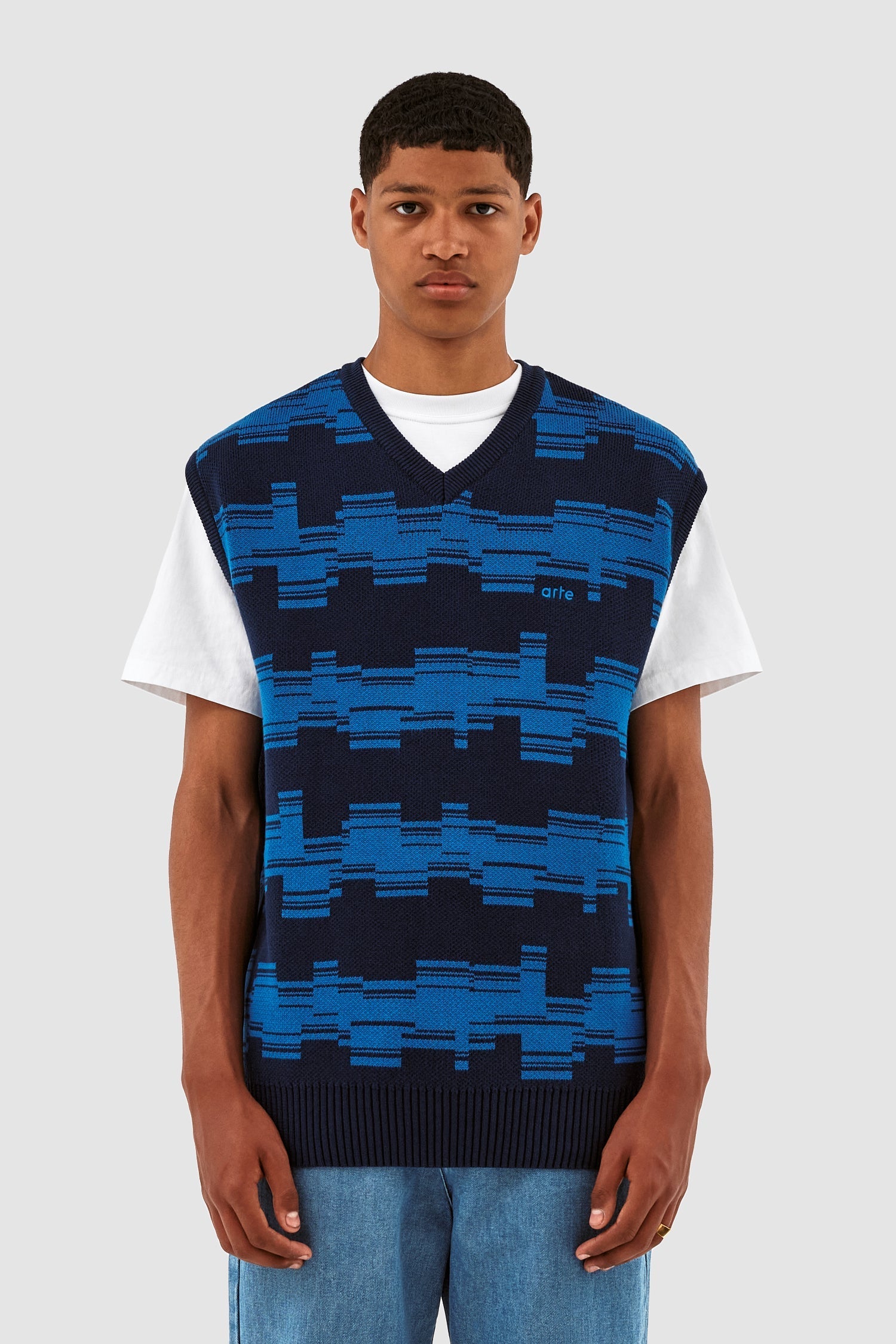 Tricot Karl Tertis - Marine/Bleu