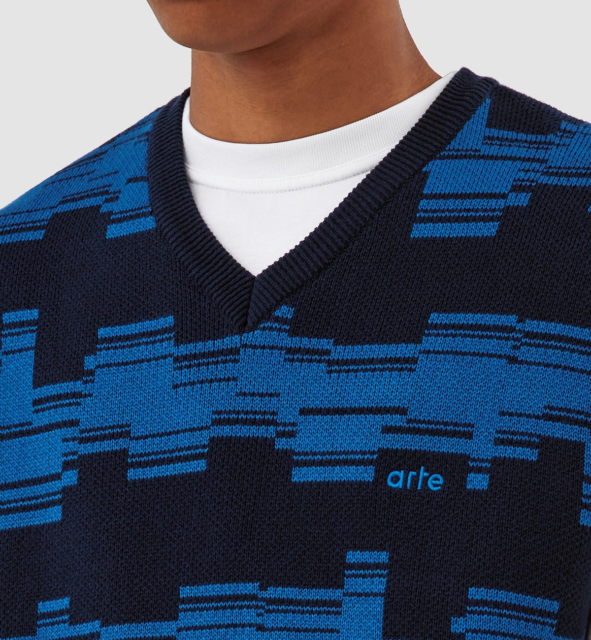 Tricot Karl Tertis - Marine/Bleu