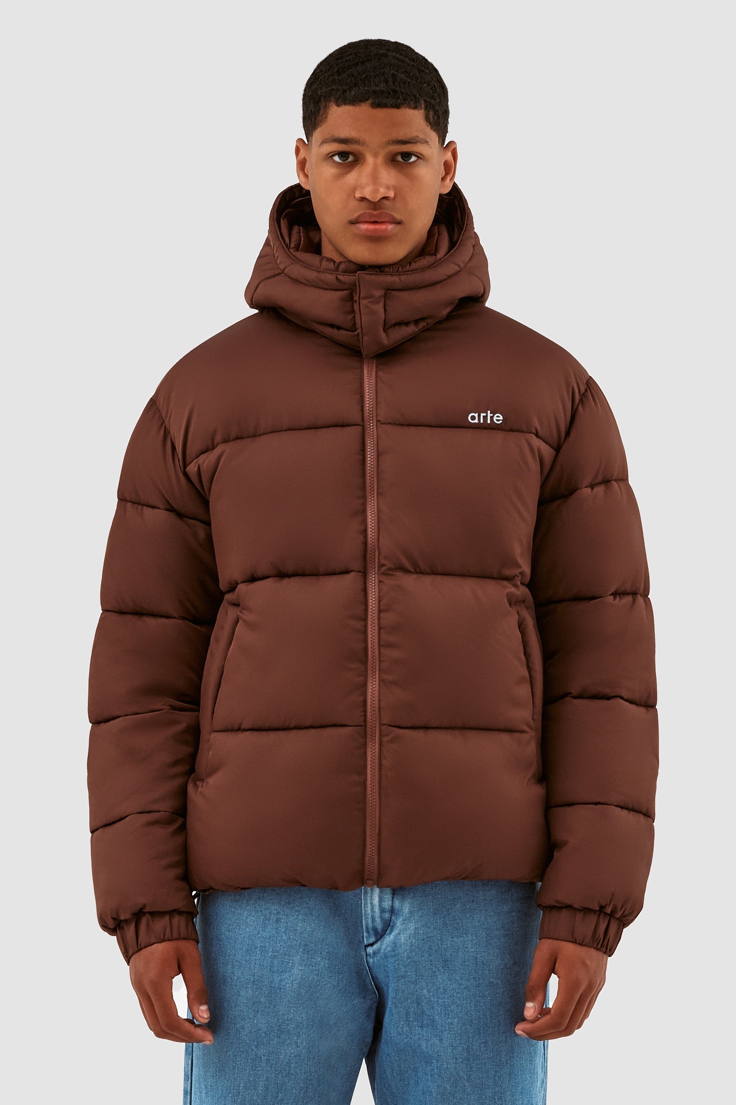 Joey Puffer Jacket - Marron