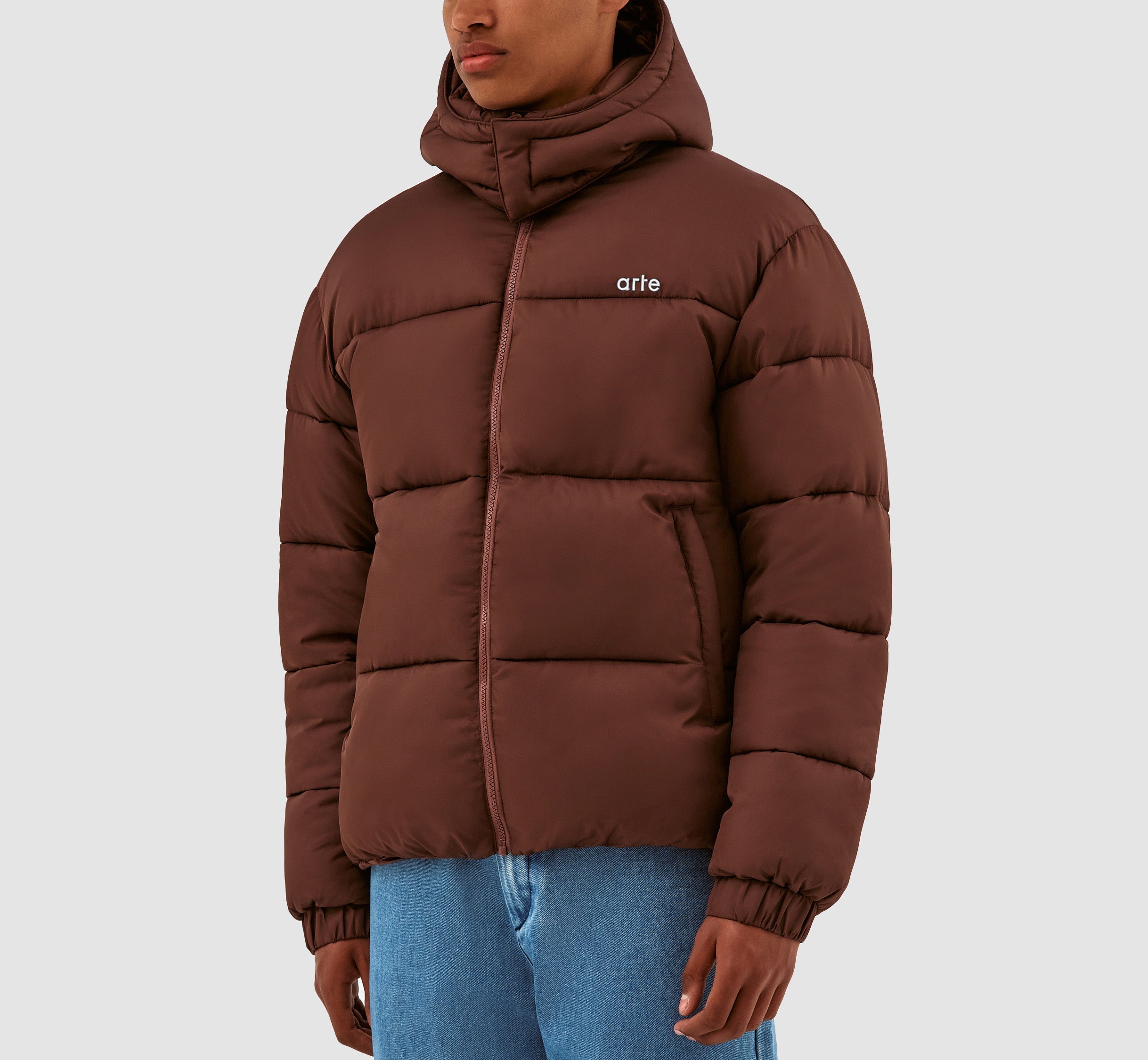 Joey Puffer Jacket - Marron